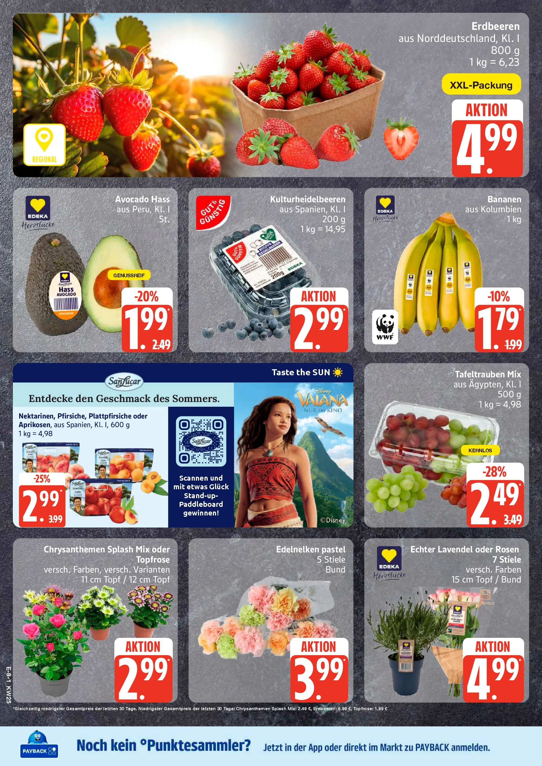 Edeka prospekt Elmshorn (ab 14.06.2026) » Angebote Online | Seite: 9 | Produkte: Bananen, Heidelbeeren, Lavendel, Erdbeeren