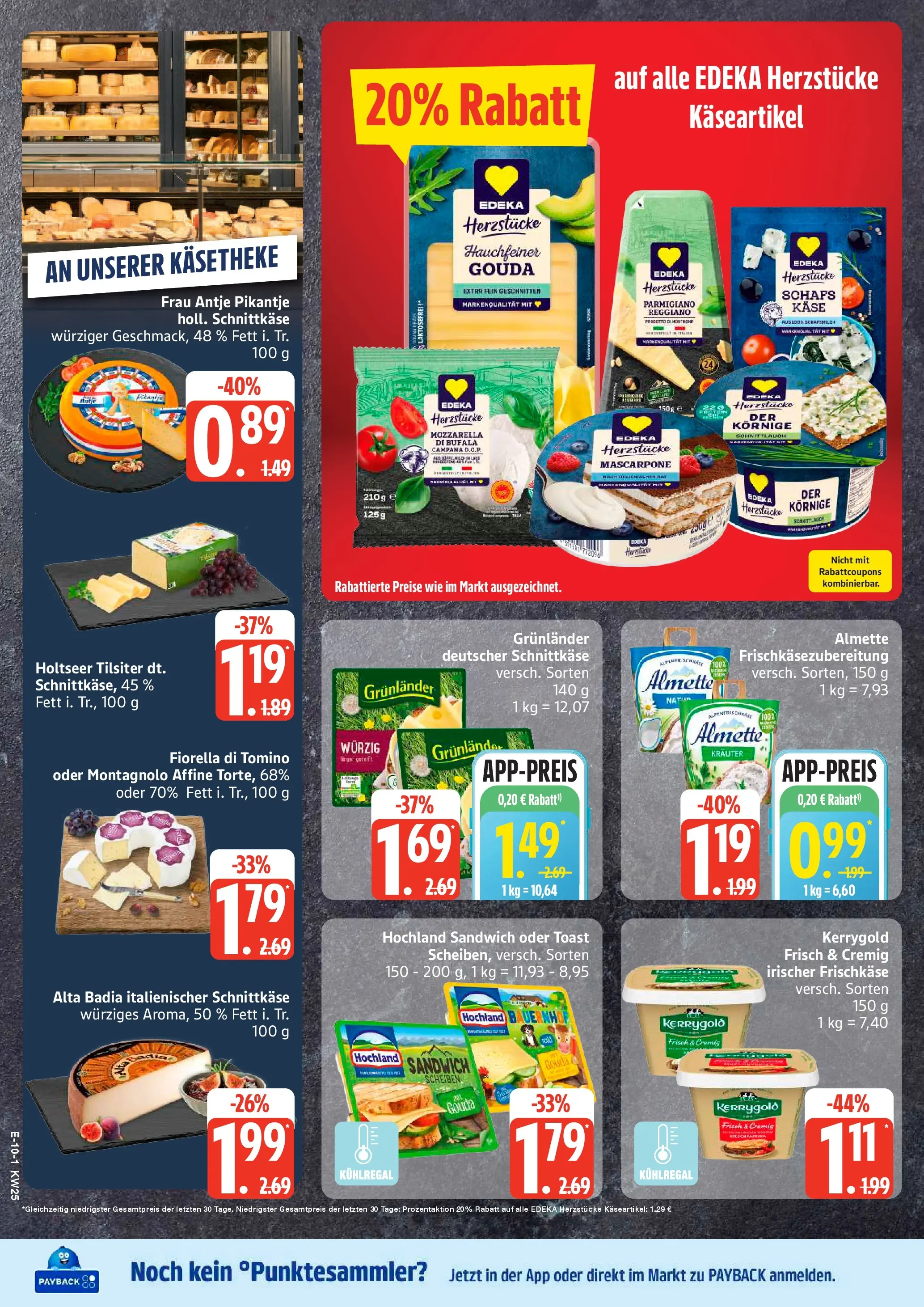 Edeka prospekt Elmshorn (ab 14.06.2026) » Angebote Online | Seite: 12 | Produkte: Käse, Mozzarella, Gouda, Frischkase