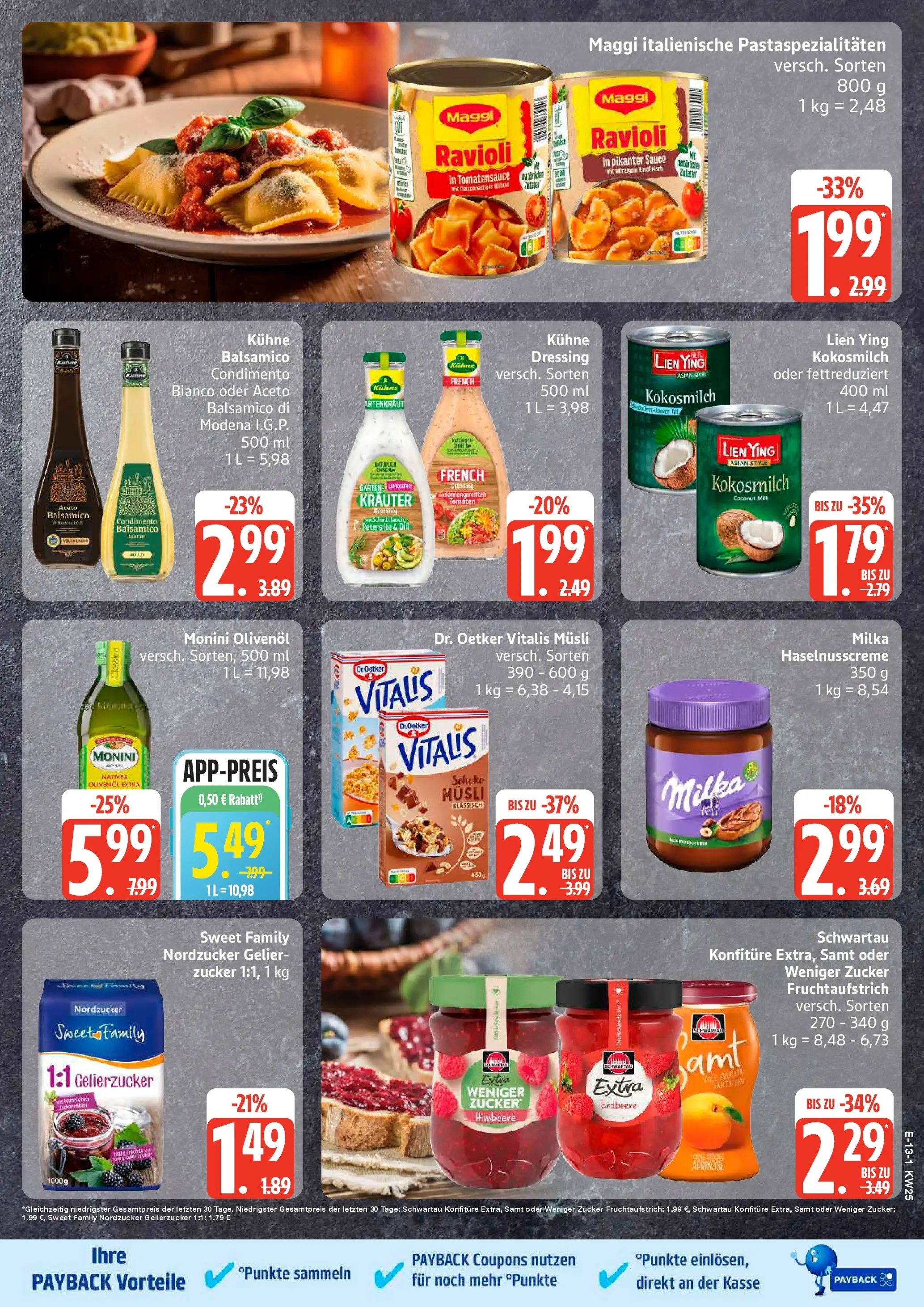 Edeka prospekt Elmshorn (ab 14.06.2026) » Angebote Online | Seite: 15 | Produkte: Musli, Dressing, Himbeere, Pasta