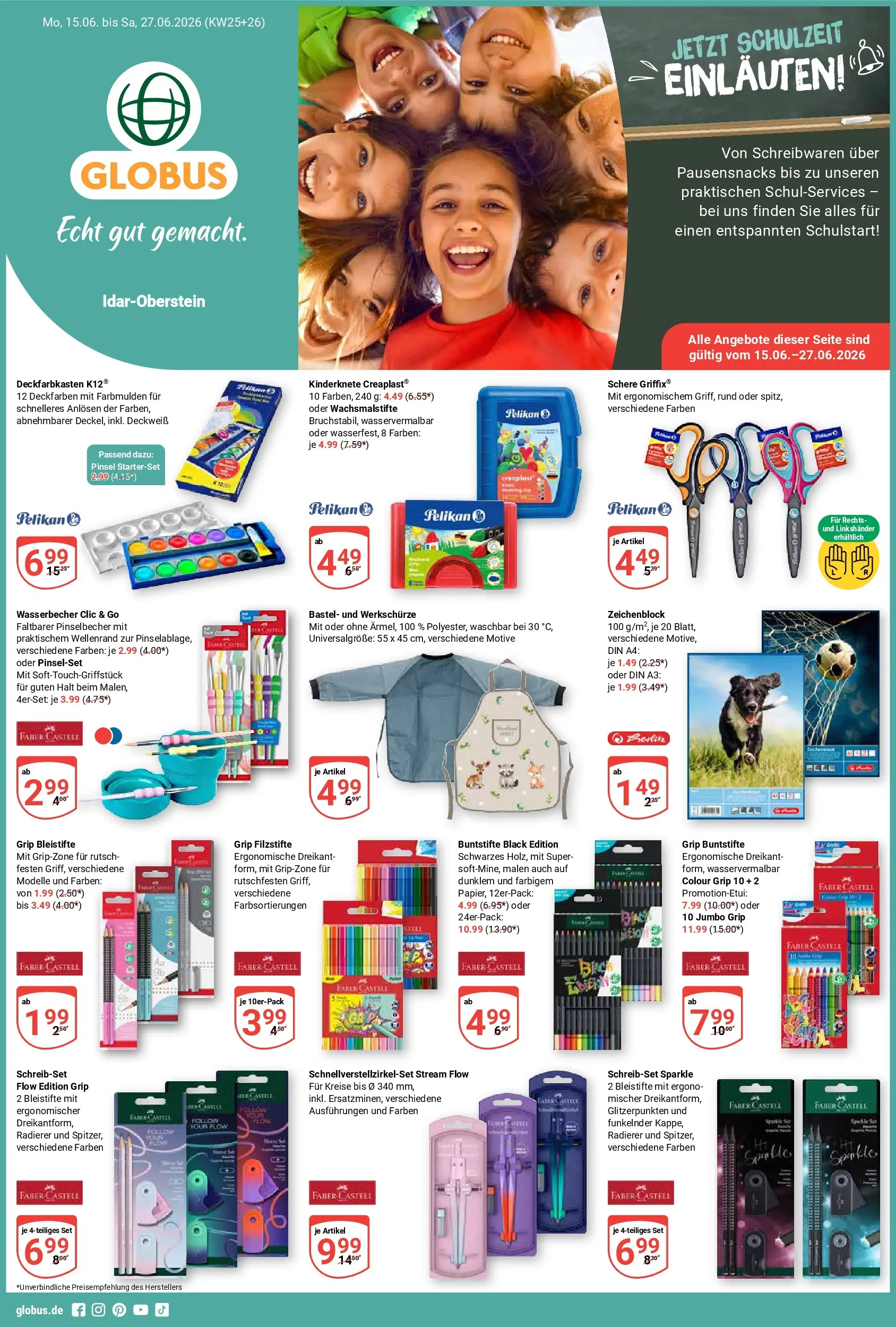 Globus Prospekt Idar-Oberstein (ab 15.06.2026) » Angebote online | Seite: 1 | Produkte: Pinsel