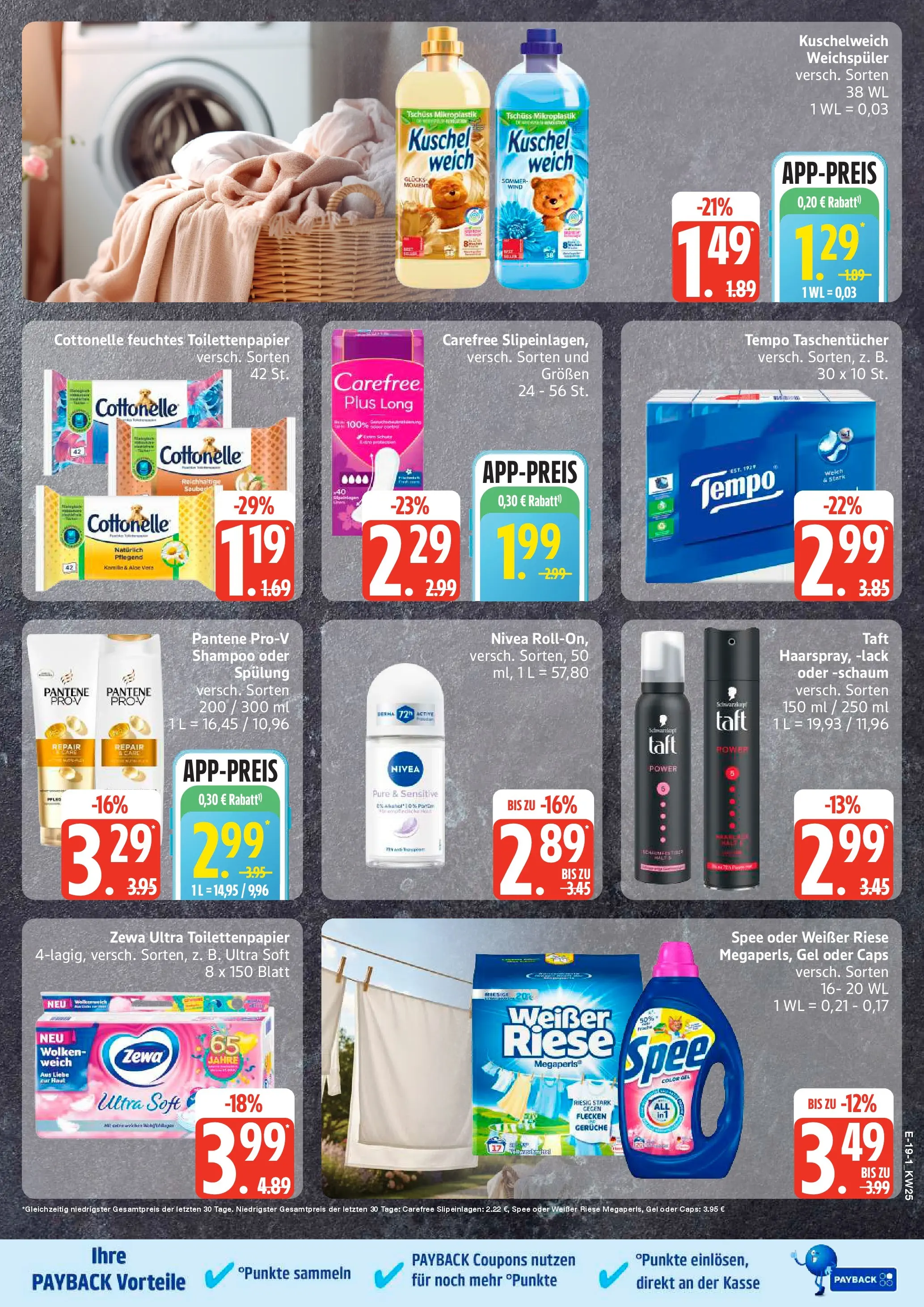 Edeka prospekt Elmshorn (ab 14.06.2026) » Angebote Online | Seite: 27 | Produkte: Shampoo, Spee, Tempo, Feuchtes Toilettenpapier