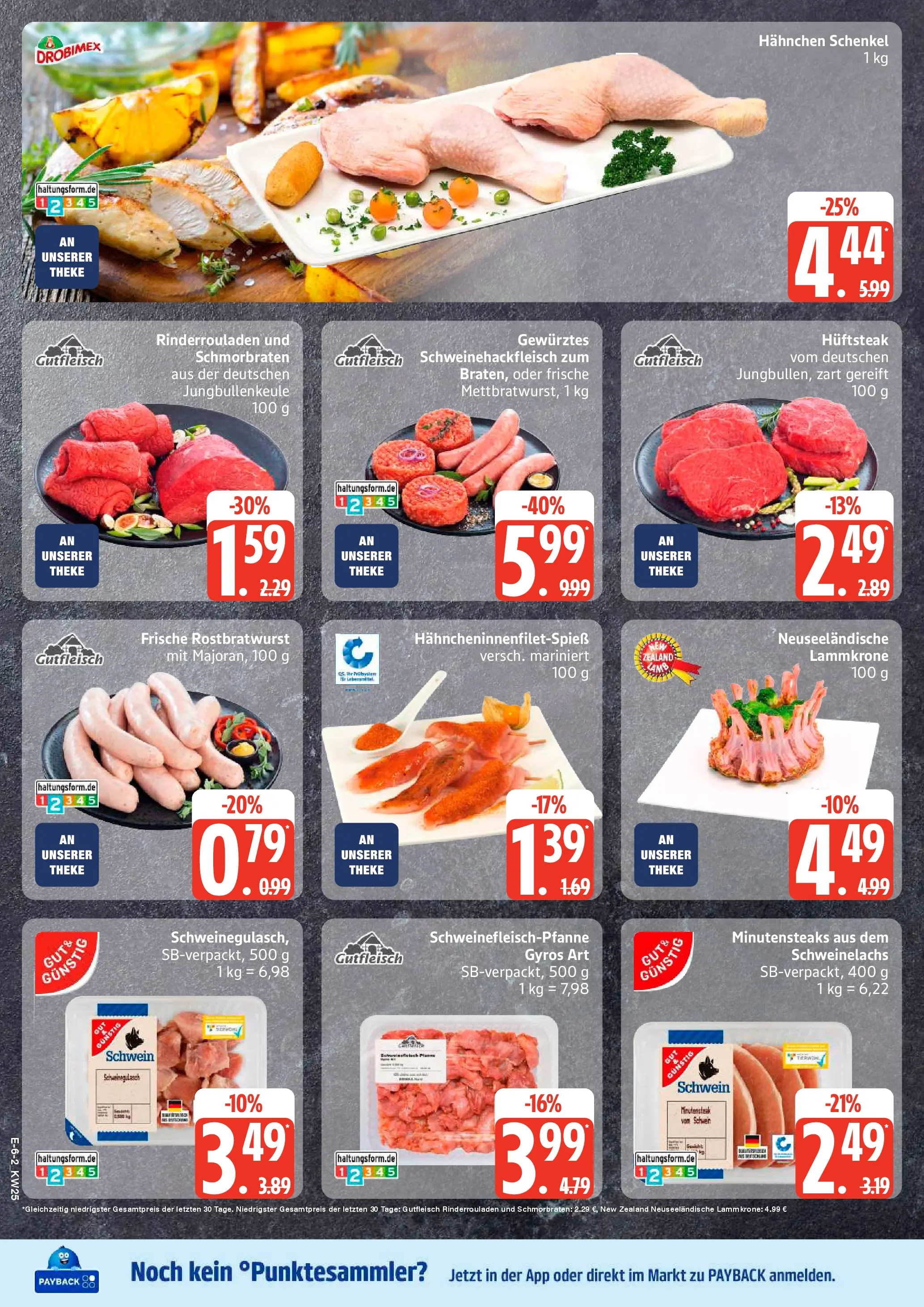 Edeka prospekt Großenwiehe (ab 14.06.2026) » Angebote Online | Seite: 6 | Produkte: Hahnchen, Theke, Gyros, Steak