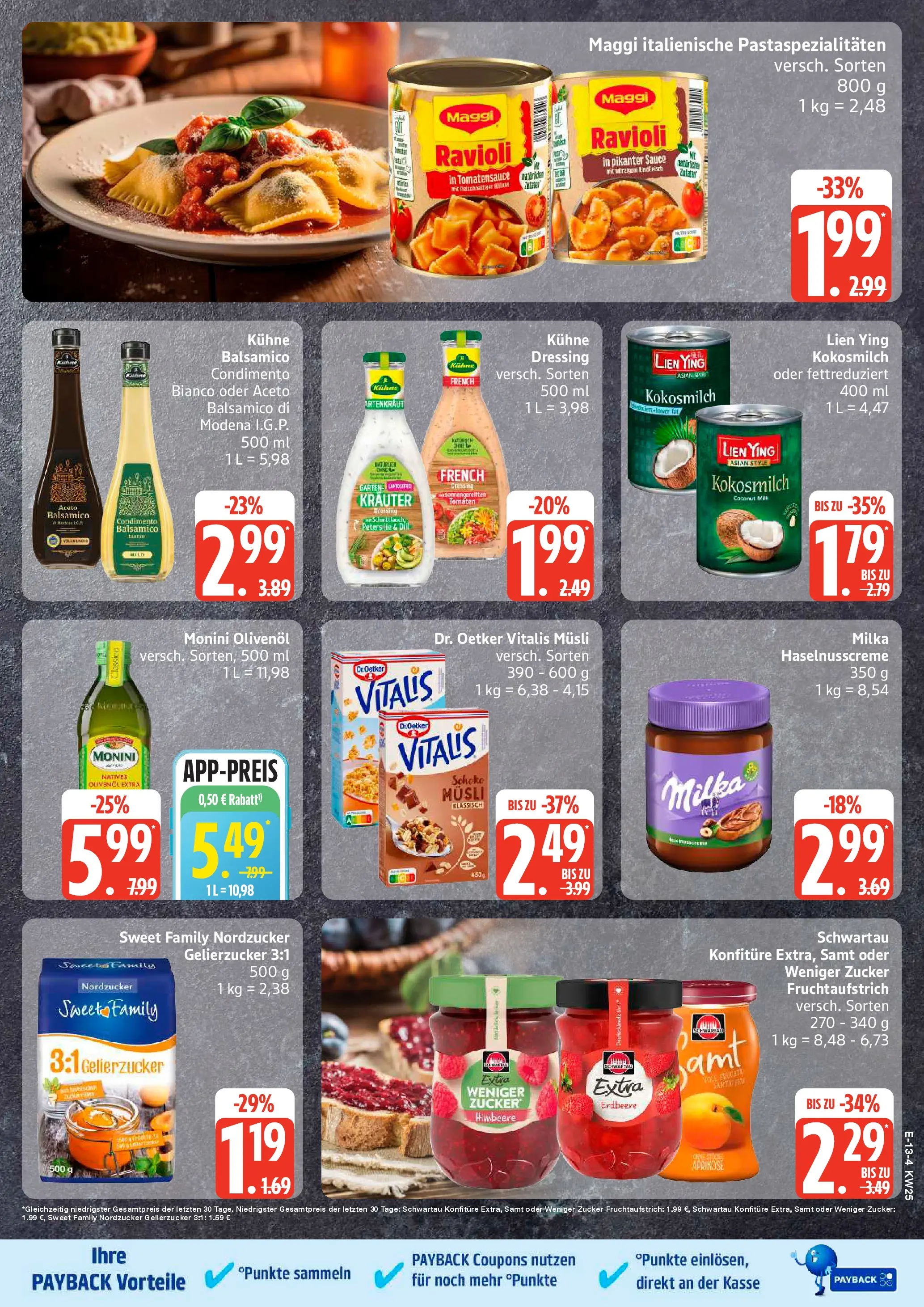 Edeka prospekt Rostock (ab 14.06.2026) » Angebote Online | Seite: 15 | Produkte: Maggi, Olivenol, Petersilie, Pasta