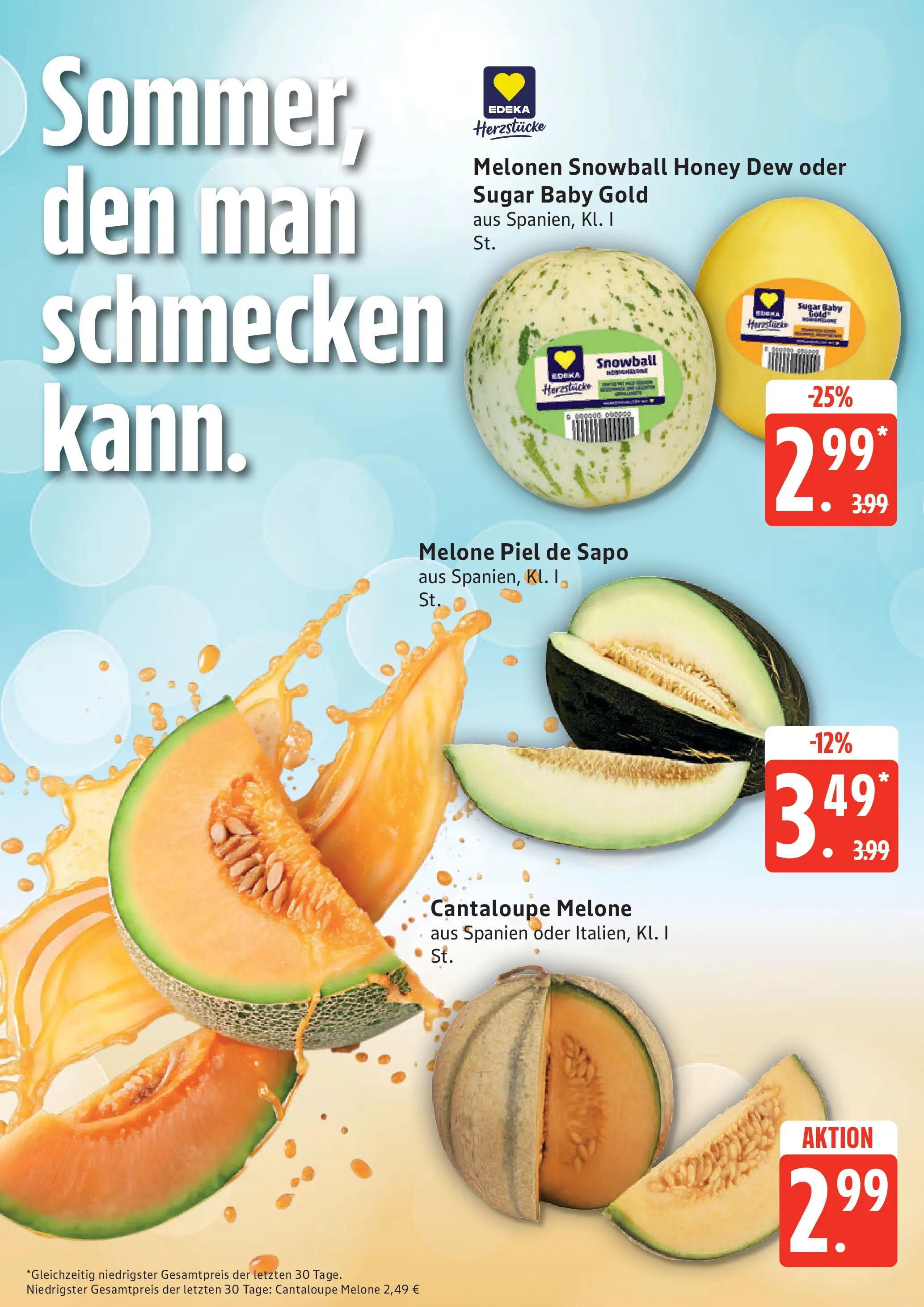 Edeka prospekt Elmshorn (ab 14.06.2026) » Angebote Online | Seite: 8 | Produkte: Melone