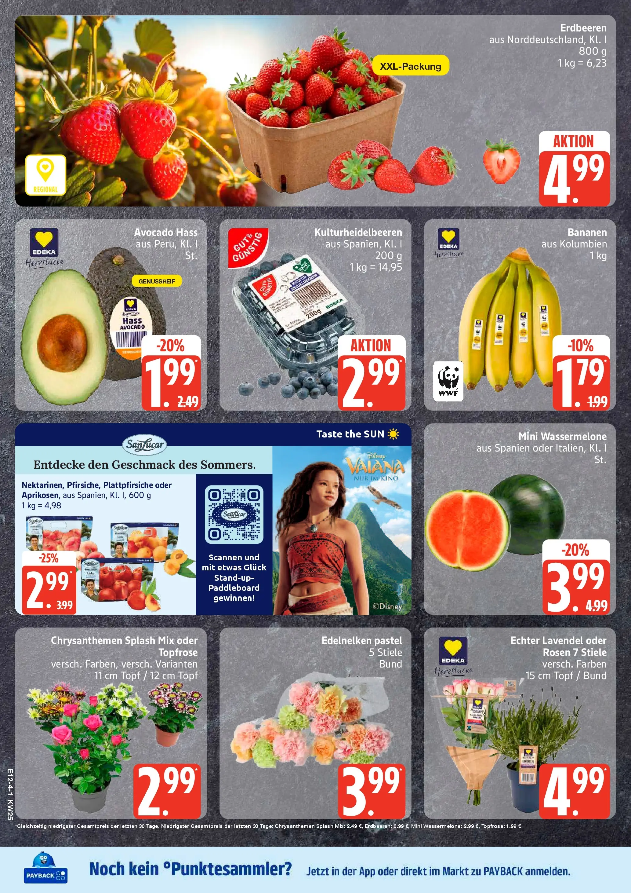 Edeka prospekt Ammersbek (ab 14.06.2026) » Angebote Online | Seite: 4 | Produkte: Avocado, Wassermelone, Lavendel, Erdbeeren