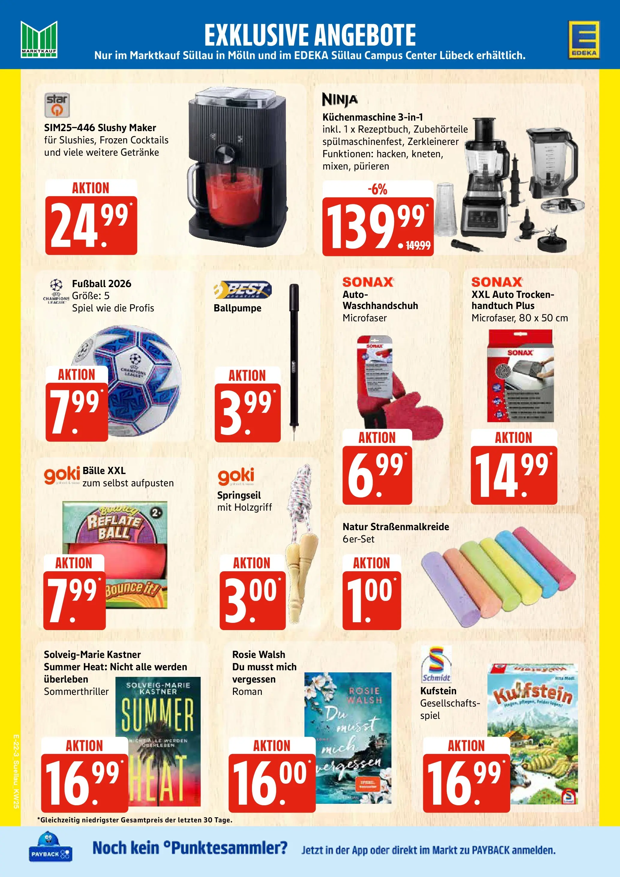 Edeka prospekt Lübeck (ab 14.06.2026) » Angebote Online | Seite: 31 | Produkte: Spiel, Fußball