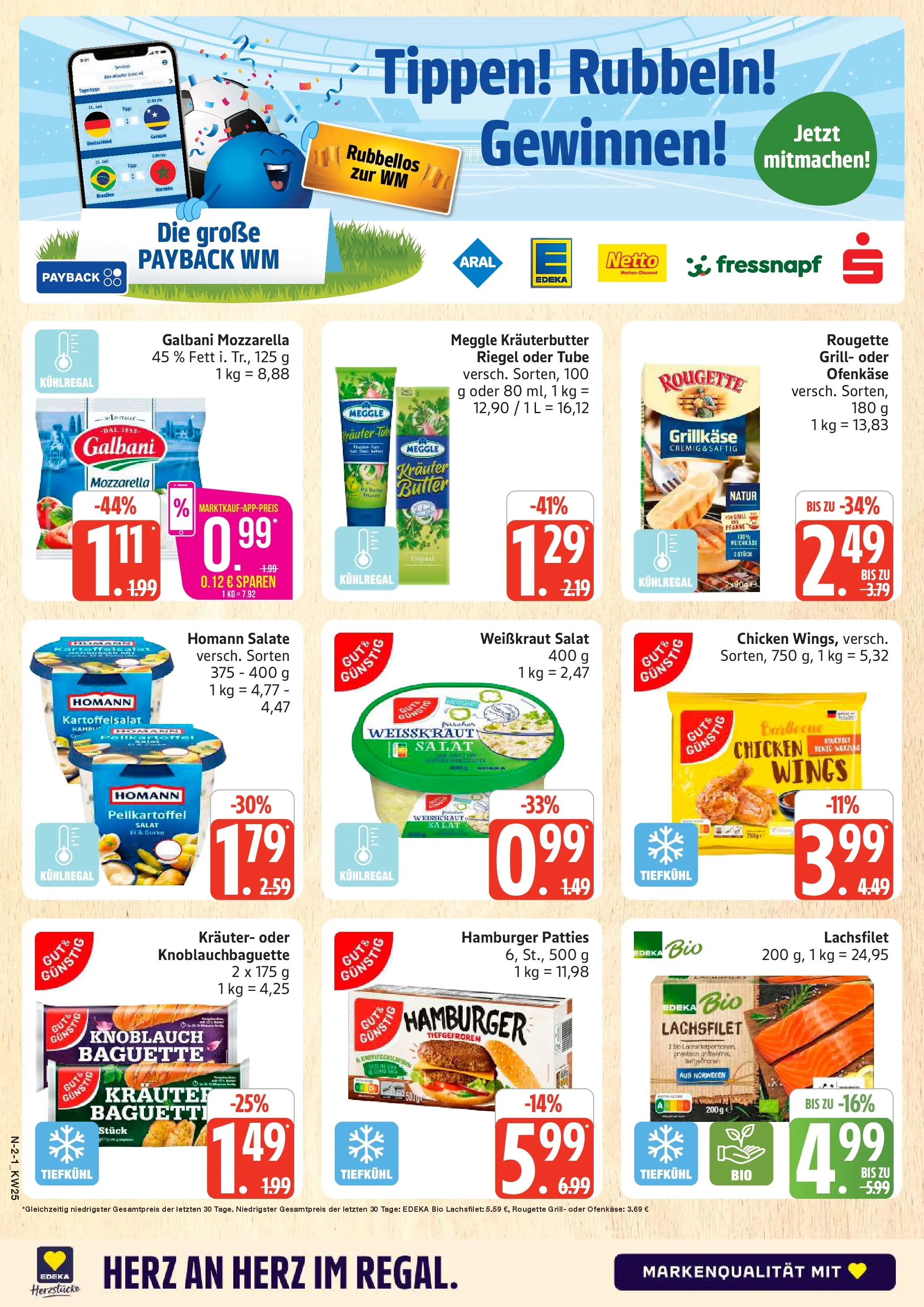 Marktkauf Prospekt Neuenkirchen (ab 14.06.2026) » Angebote online | Seite: 2 | Produkte: Grill, Butter, Baguette, Salat