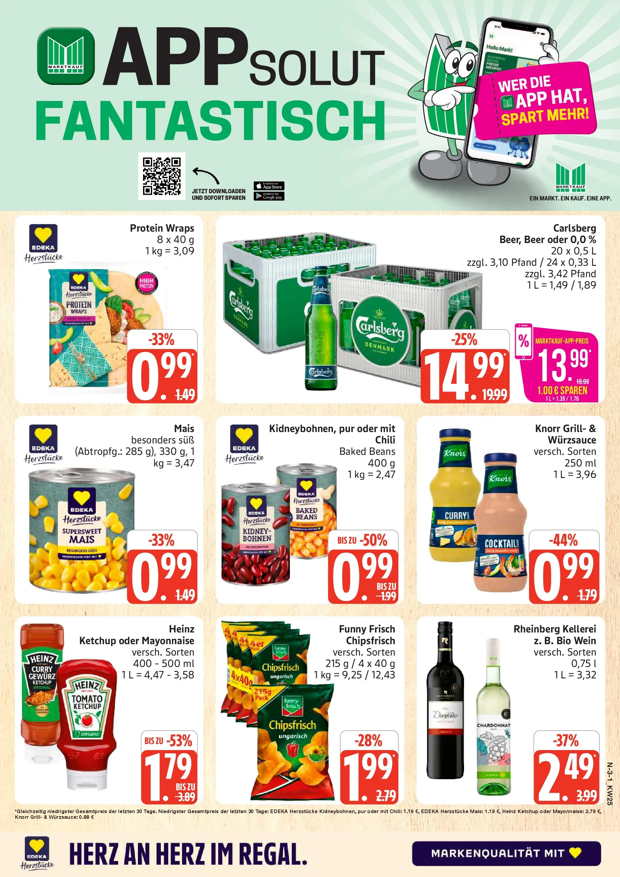 Marktkauf Prospekt Neuenkirchen (ab 14.06.2026) » Angebote online | Seite: 3 | Produkte: Grill, Carlsberg, Funny frisch, Chili