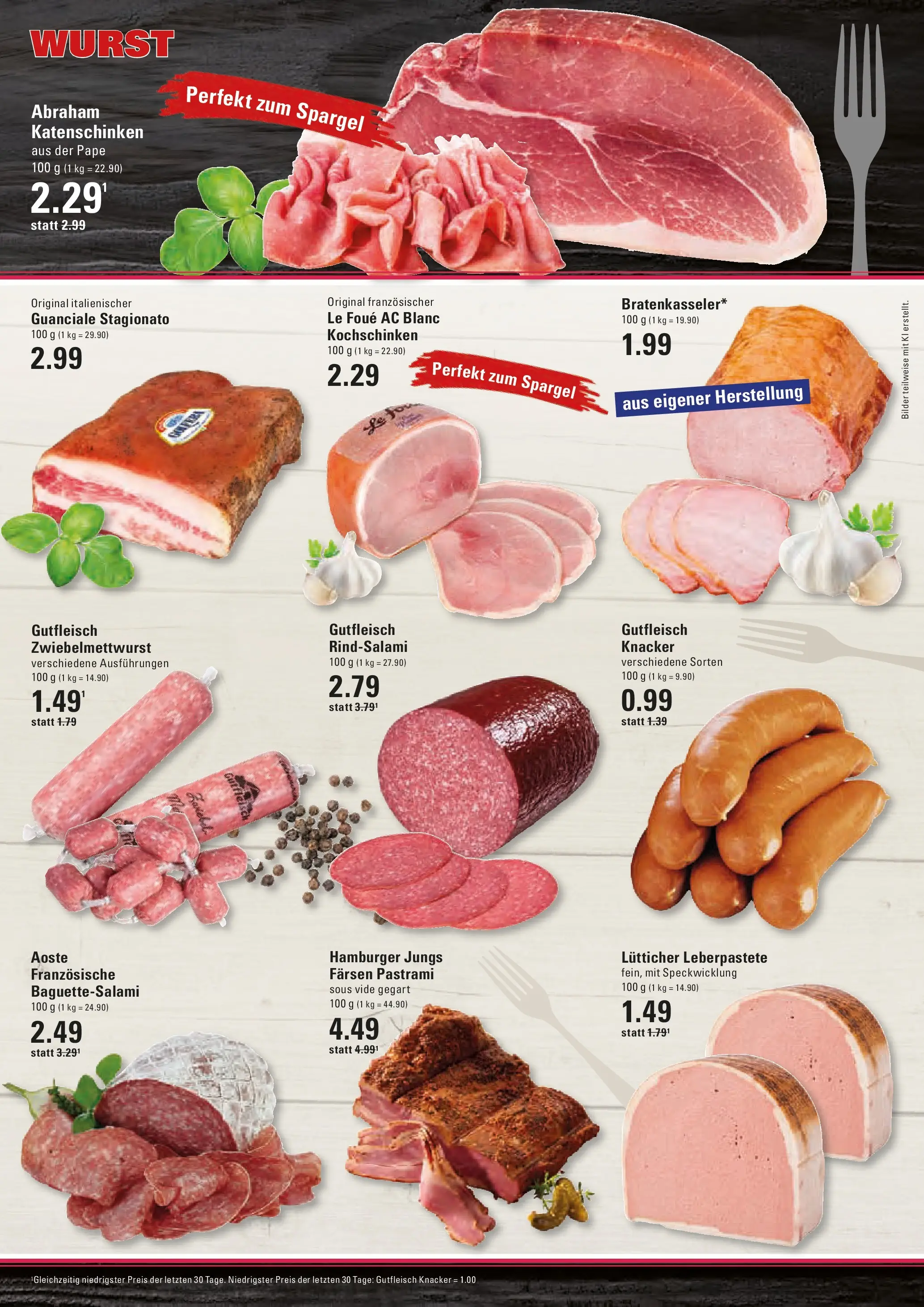 Edeka prospekt Stade (ab 14.06.2026) » Angebote Online | Seite: 5 | Produkte: Spargel, Bilder, Wurst, Salami