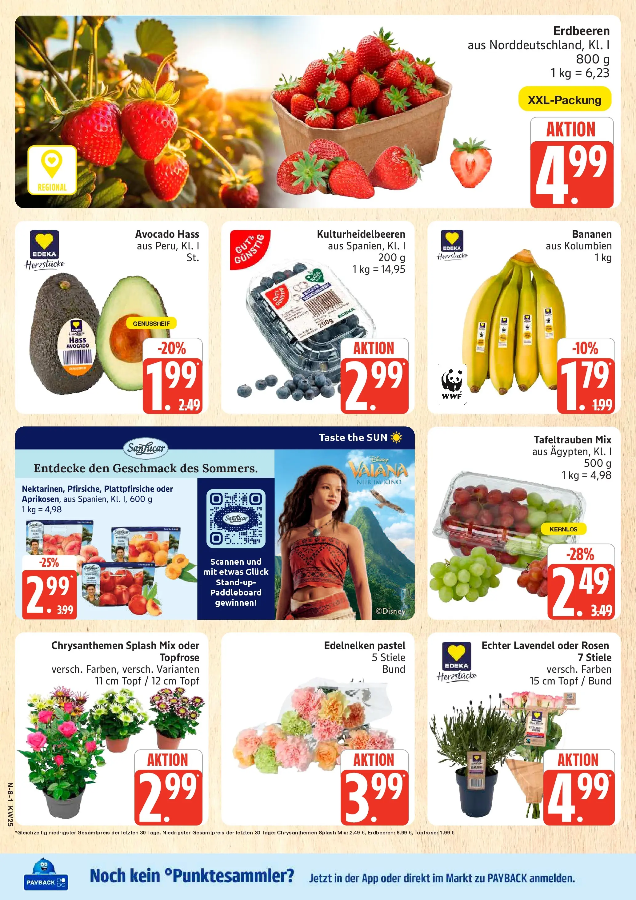 Marktkauf Prospekt Neuenkirchen (ab 14.06.2026) » Angebote online | Seite: 8 | Produkte: Bananen, Avocado, Lavendel, Erdbeeren