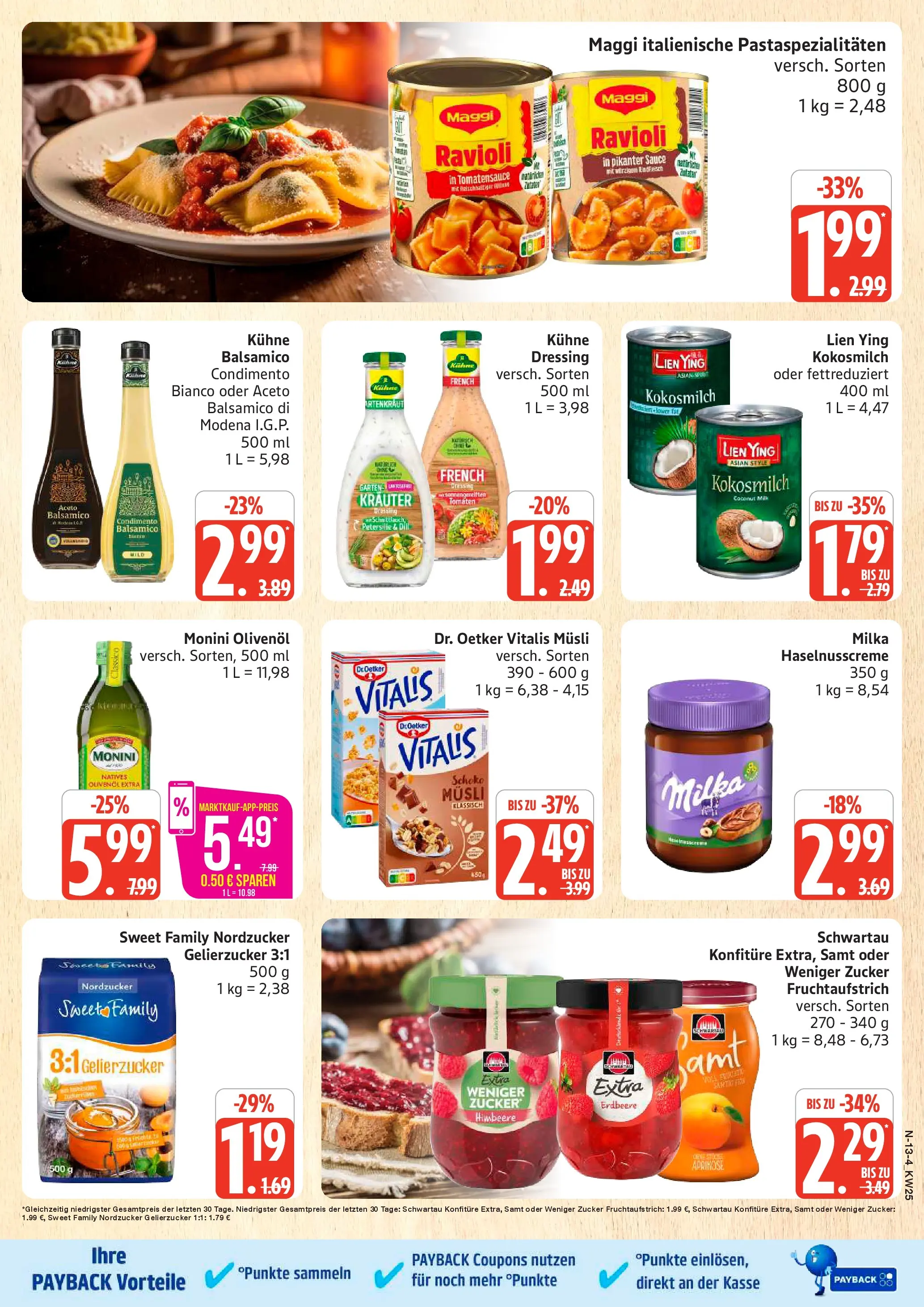 Marktkauf Prospekt Neuenkirchen (ab 14.06.2026) » Angebote online | Seite: 13 | Produkte: Gelierzucker, Olivenol, Tomaten, Rindfleisch