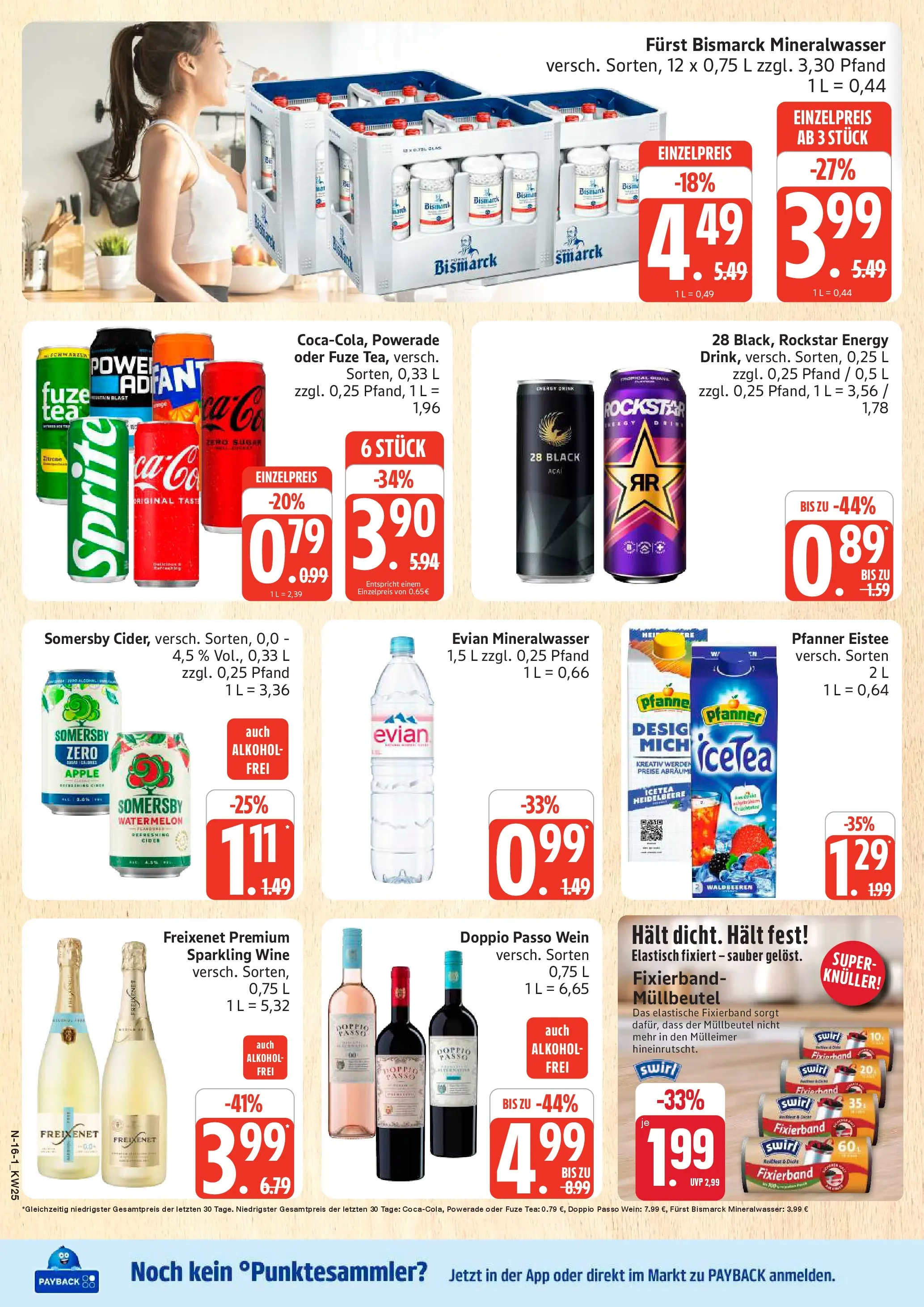 Marktkauf Prospekt Neuenkirchen (ab 14.06.2026) » Angebote online | Seite: 16 | Produkte: Sprite, Energy, Rockstar, Doppio Passo