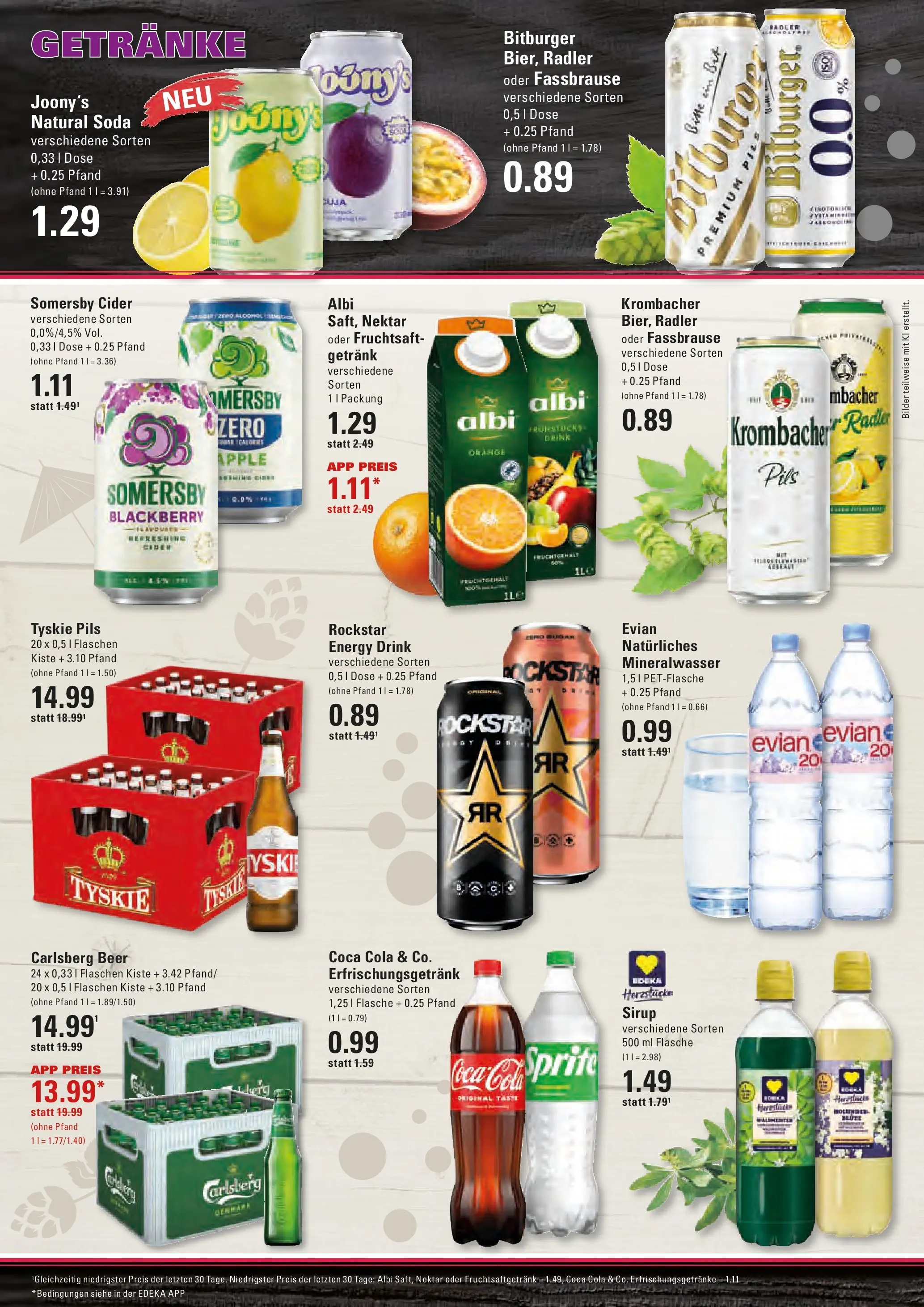 Edeka prospekt Stade (ab 14.06.2026) » Angebote Online | Seite: 14 | Produkte: Tyskie, Mineralwasser, Krombacher, Fassbrause