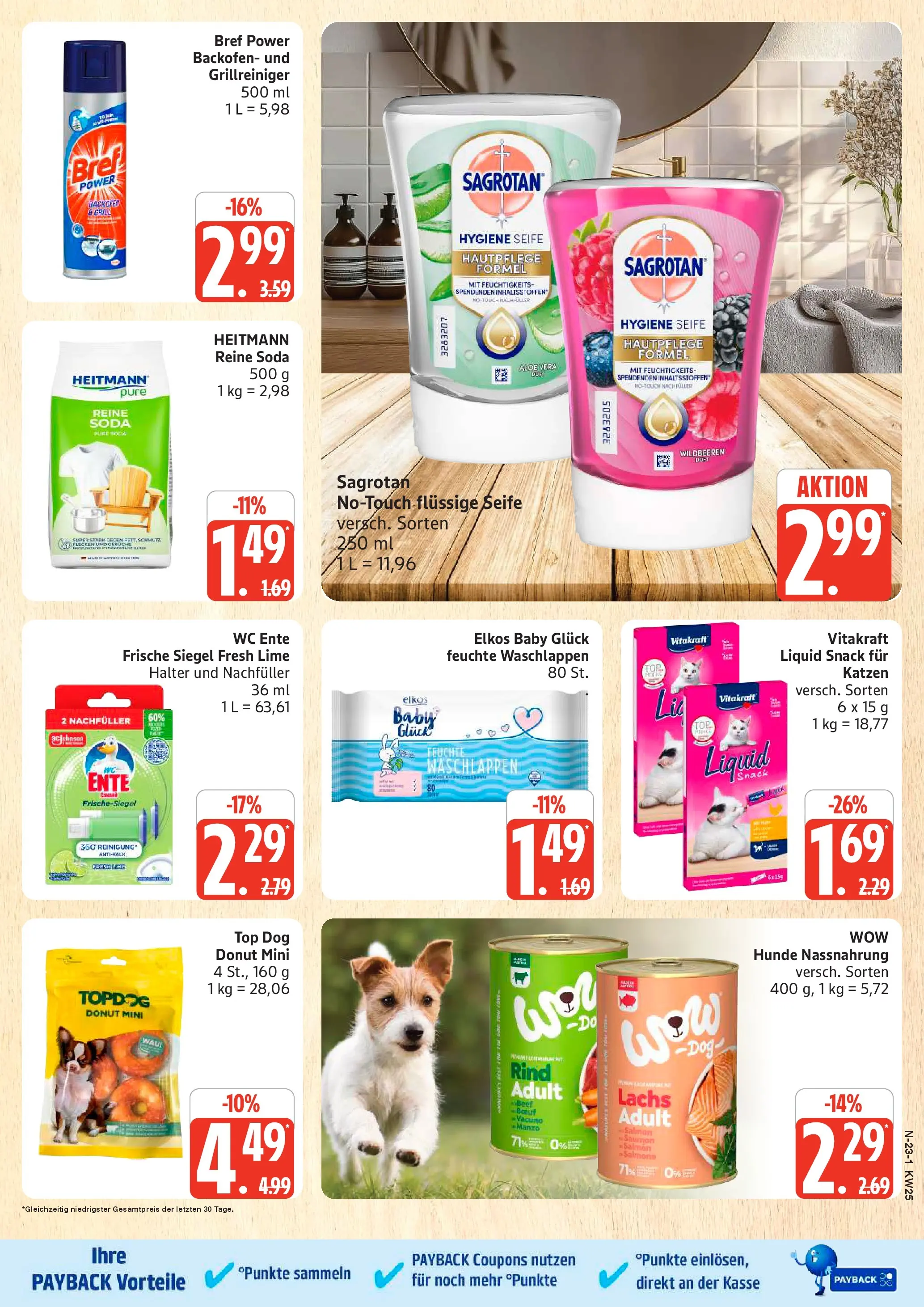 Marktkauf Prospekt Neuenkirchen (ab 14.06.2026) » Angebote online | Seite: 23 | Produkte: Top, Seife, Backofen, Ente