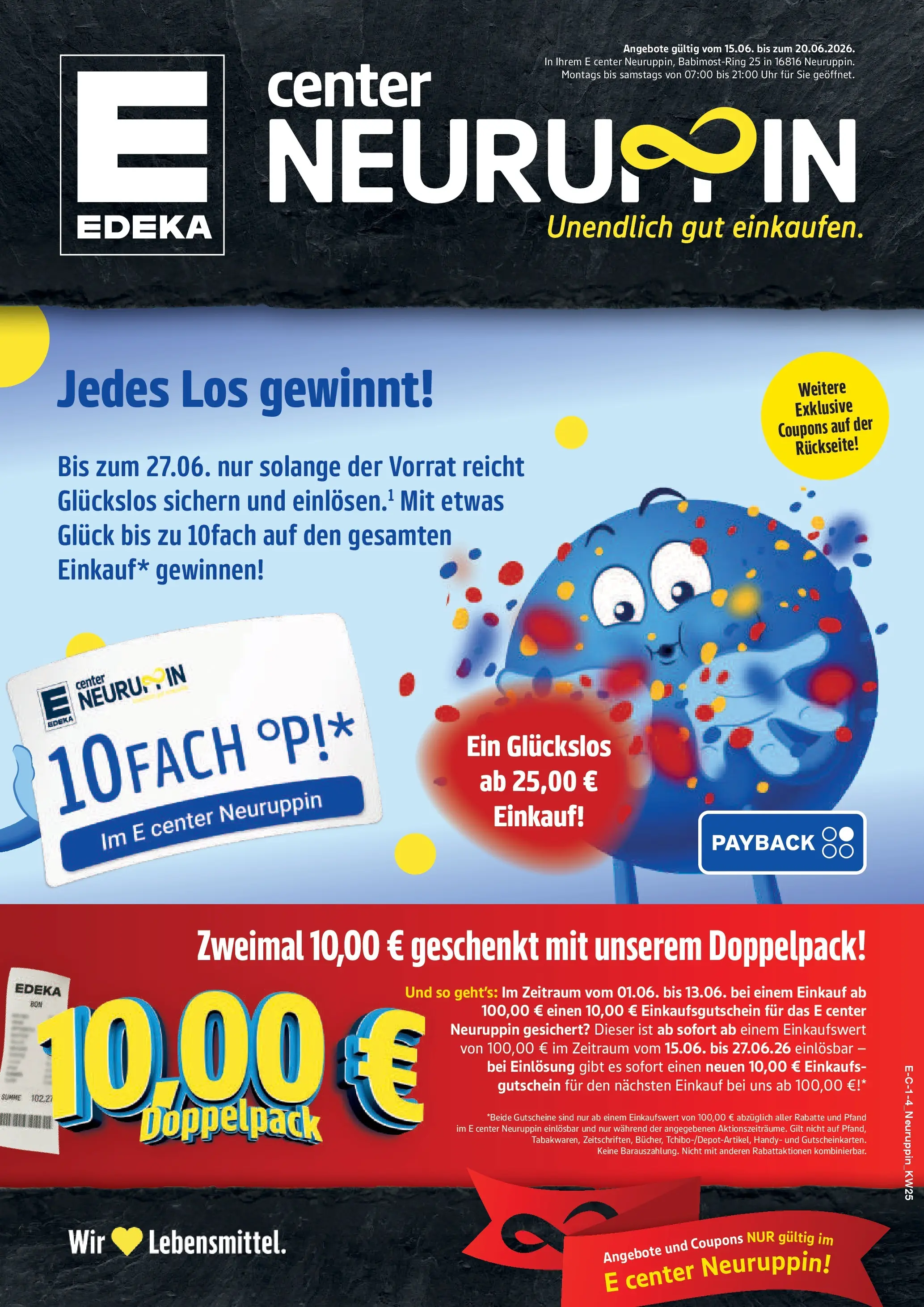 Edeka prospekt Neuruppin (ab 14.06.2026) » Angebote Online | Seite: 1 | Produkte: Uhr