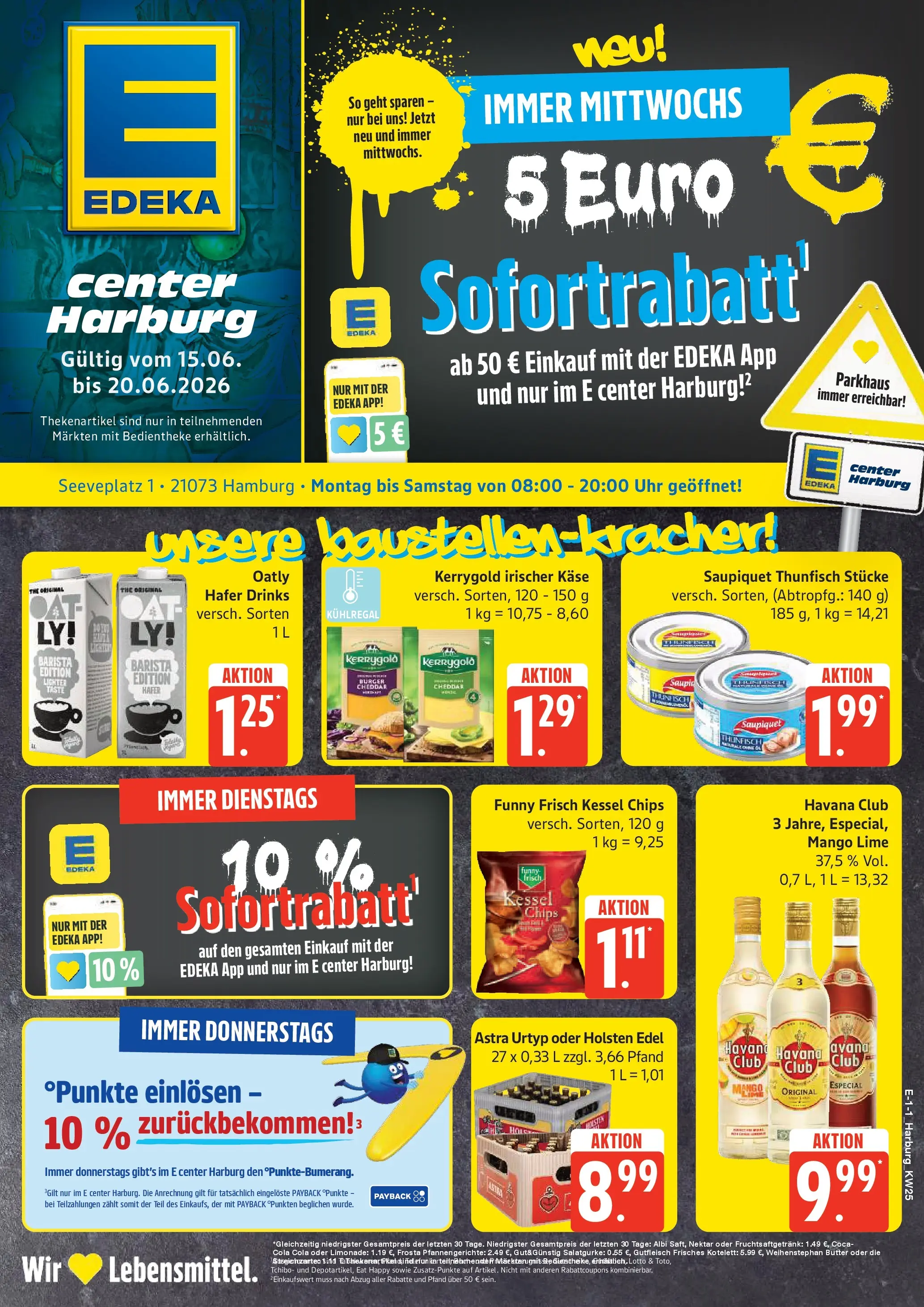 Edeka prospekt Hamburg (ab 14.06.2026) » Angebote Online | Seite: 1 | Produkte: Cola, Thunfisch, Astra, Limonade