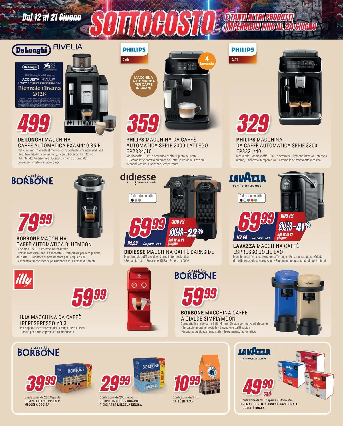 ﻿Trony volantino dal ﻿11/06/2026﻿ > ﻿Anteprima | Pagina: 11 | Prodotti: Caraffa, Latte, Caffè in grani, Griglia