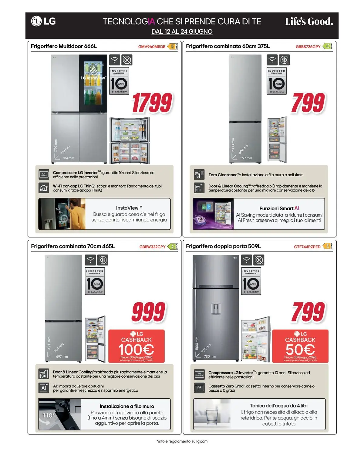 ﻿Trony volantino dal ﻿11/06/2026﻿ > ﻿Anteprima | Pagina: 20 | Prodotti: Tè, Compressore, Tanica, Frigorifero