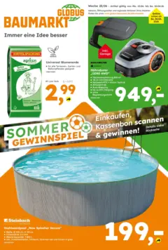 Globus Baumarkt Prospekt Trier ab 14.06.2026 gültig Globus Baumarkt Prospekt Trier ab 14.06.2026 gültig