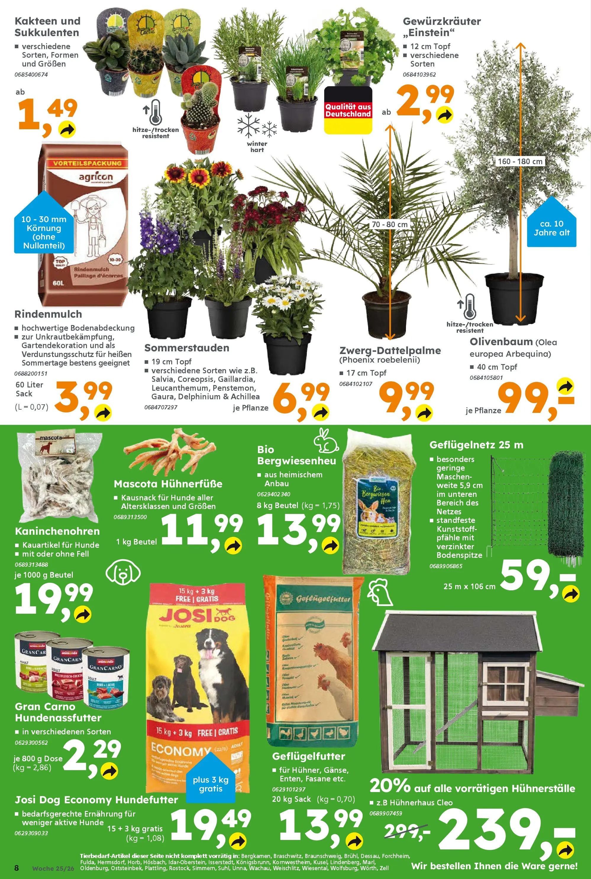 Globus Baumarkt Prospekt Ilmenau (ab 14.06.2026) zum Blättern | Seite: 8 | Produkte: Rindenmulch