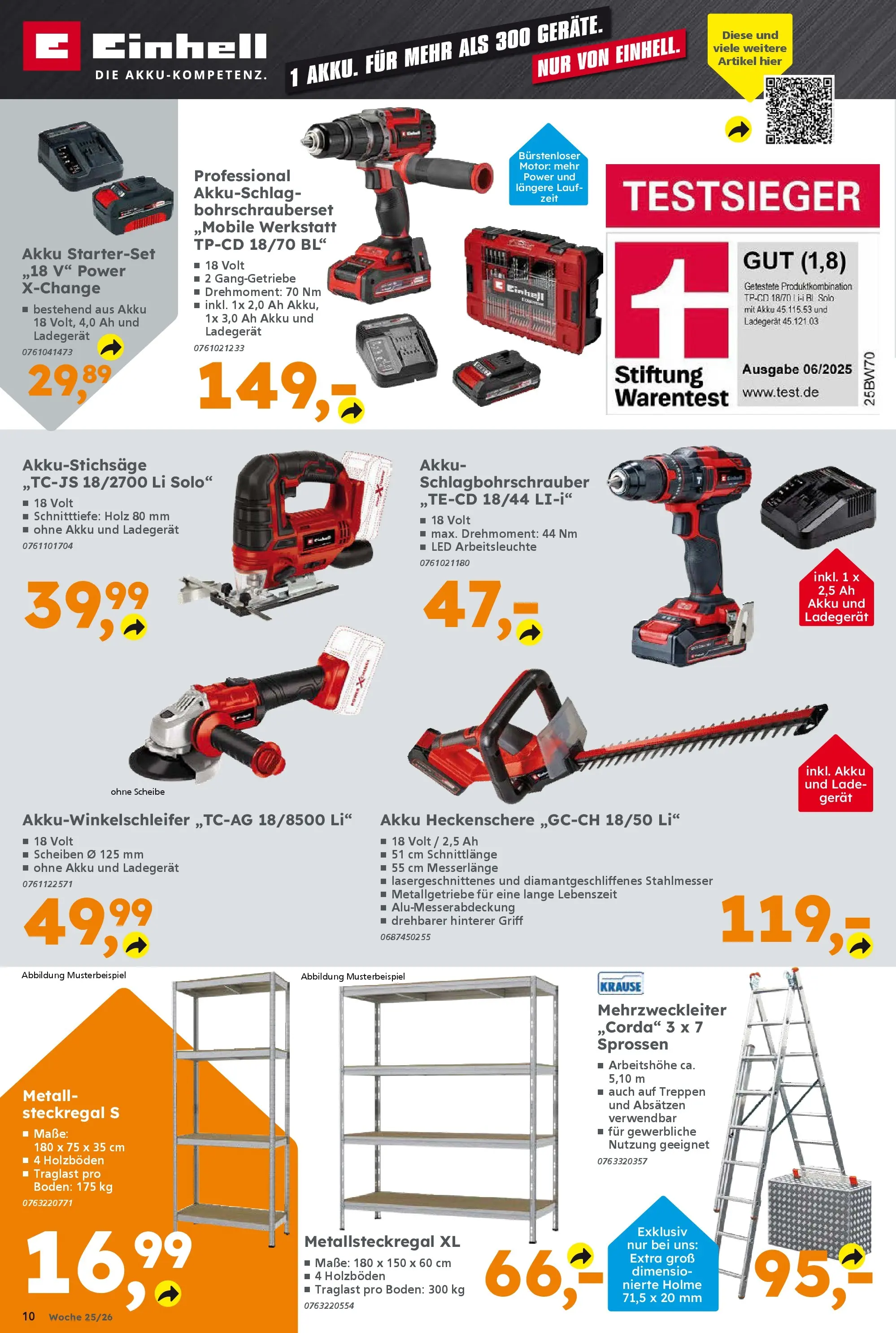 Globus Baumarkt Prospekt Ilmenau (ab 14.06.2026) zum Blättern | Seite: 10 | Produkte: Ladegerät