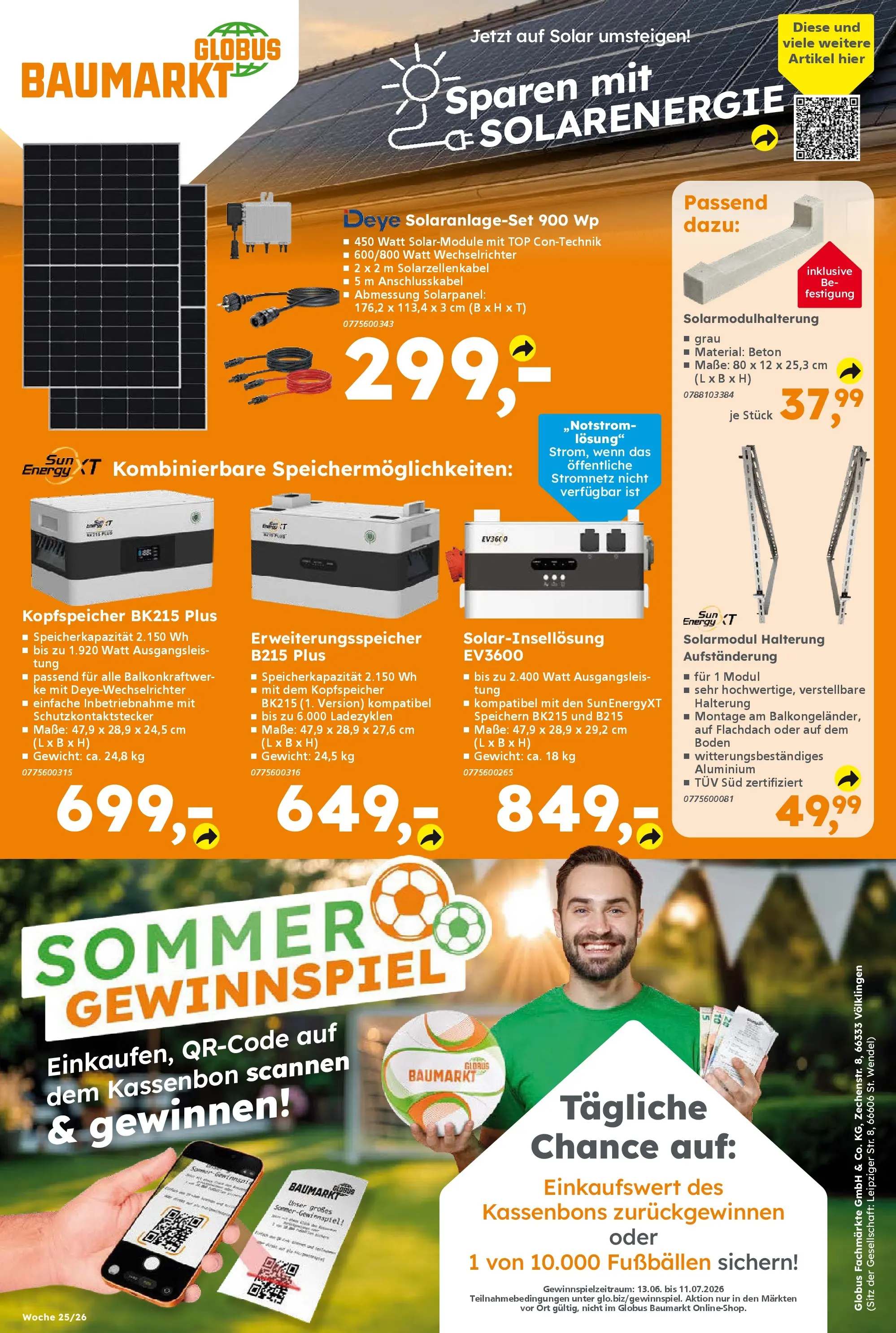 Globus Baumarkt Prospekt Ilmenau (ab 14.06.2026) zum Blättern | Seite: 16 | Produkte: Top, Gewicht, Energy