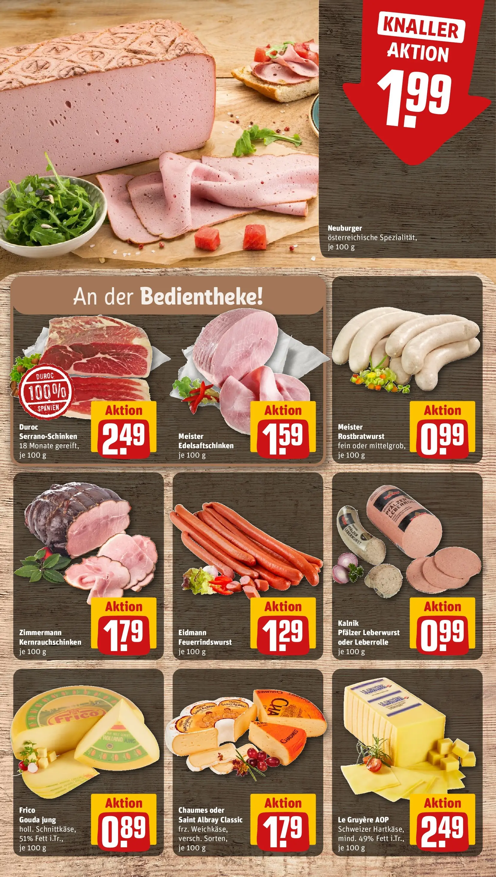 REWE Prospekt ab 08.06.2026 zum Blättern » Angebote | Seite: 10 | Produkte: Gouda