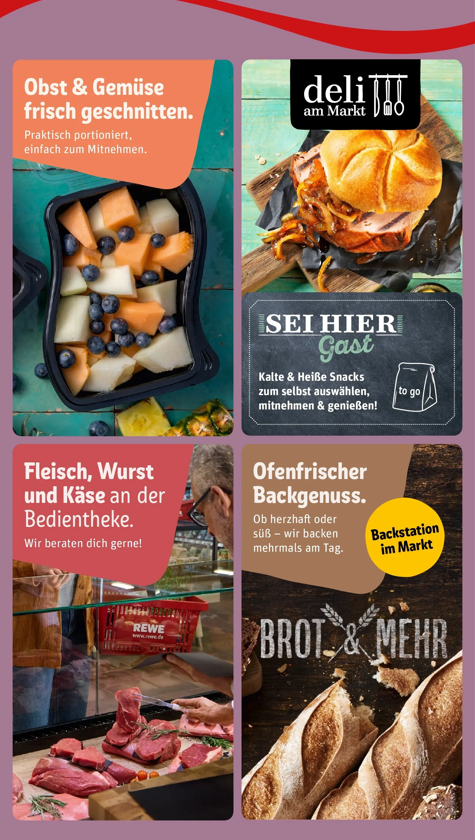 REWE Prospekt ab 08.06.2026 zum Blättern » Angebote | Seite: 2 | Produkte: Käse, Gemüse, Obst, Wurst