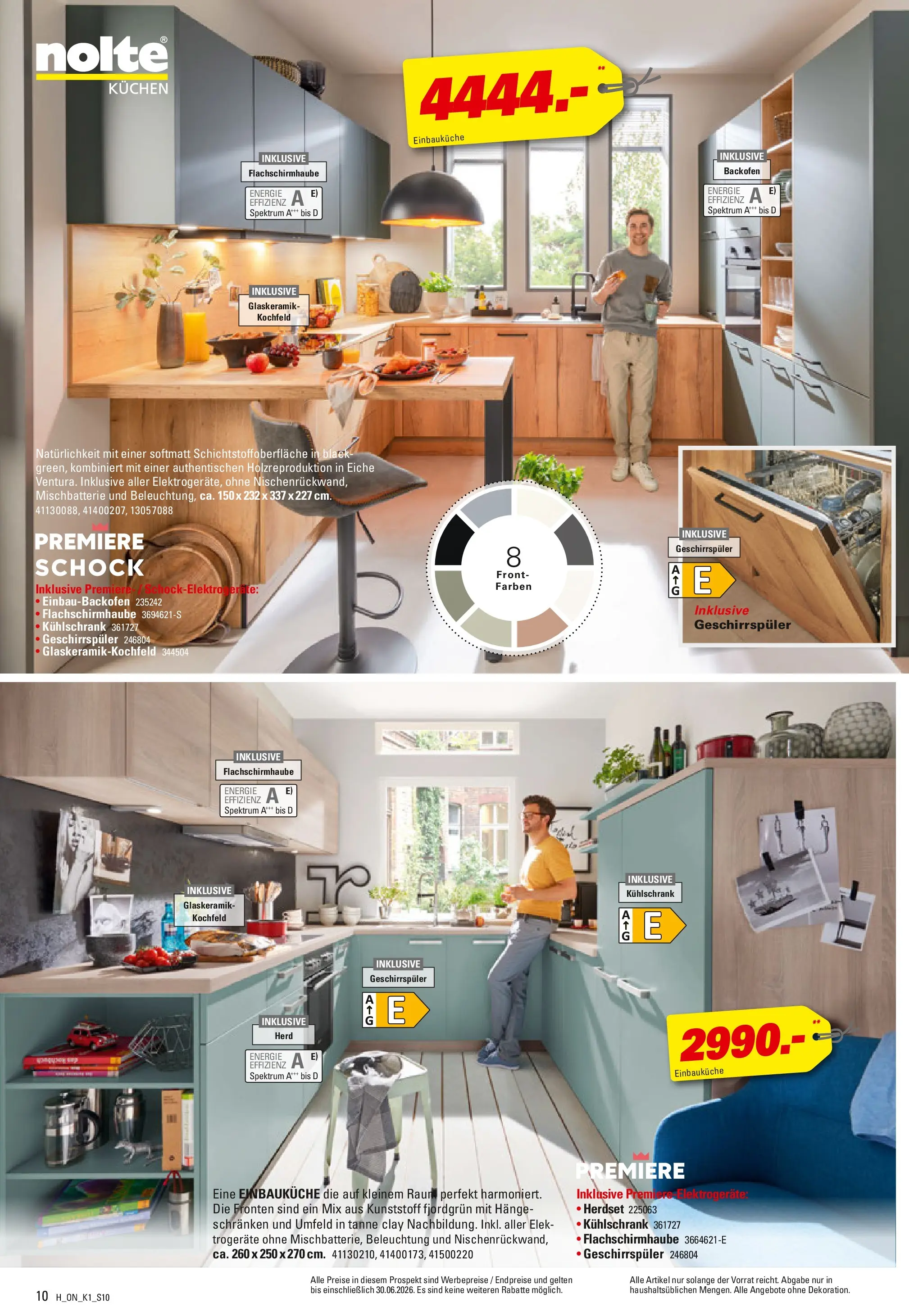 Höffner Prospekt Barsbüttel (ab 06.05.2026) zum Blättern | Seite: 10 | Produkte: Herd, Einbauküche, Kühlschrank, Kuchen