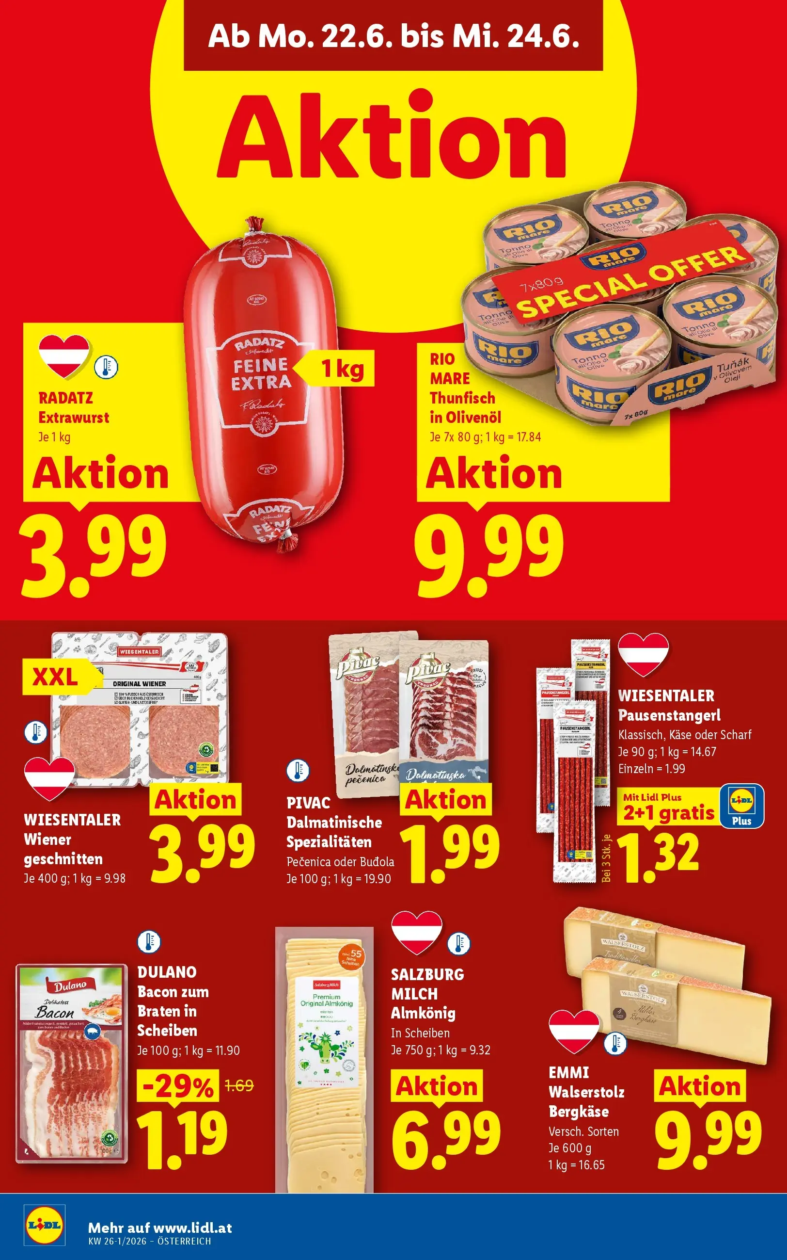 Lidl - Lidl ab 17.06.2026 - Angebote ab donnerstag | Seite: 49 | Produkte: Milch, Käse