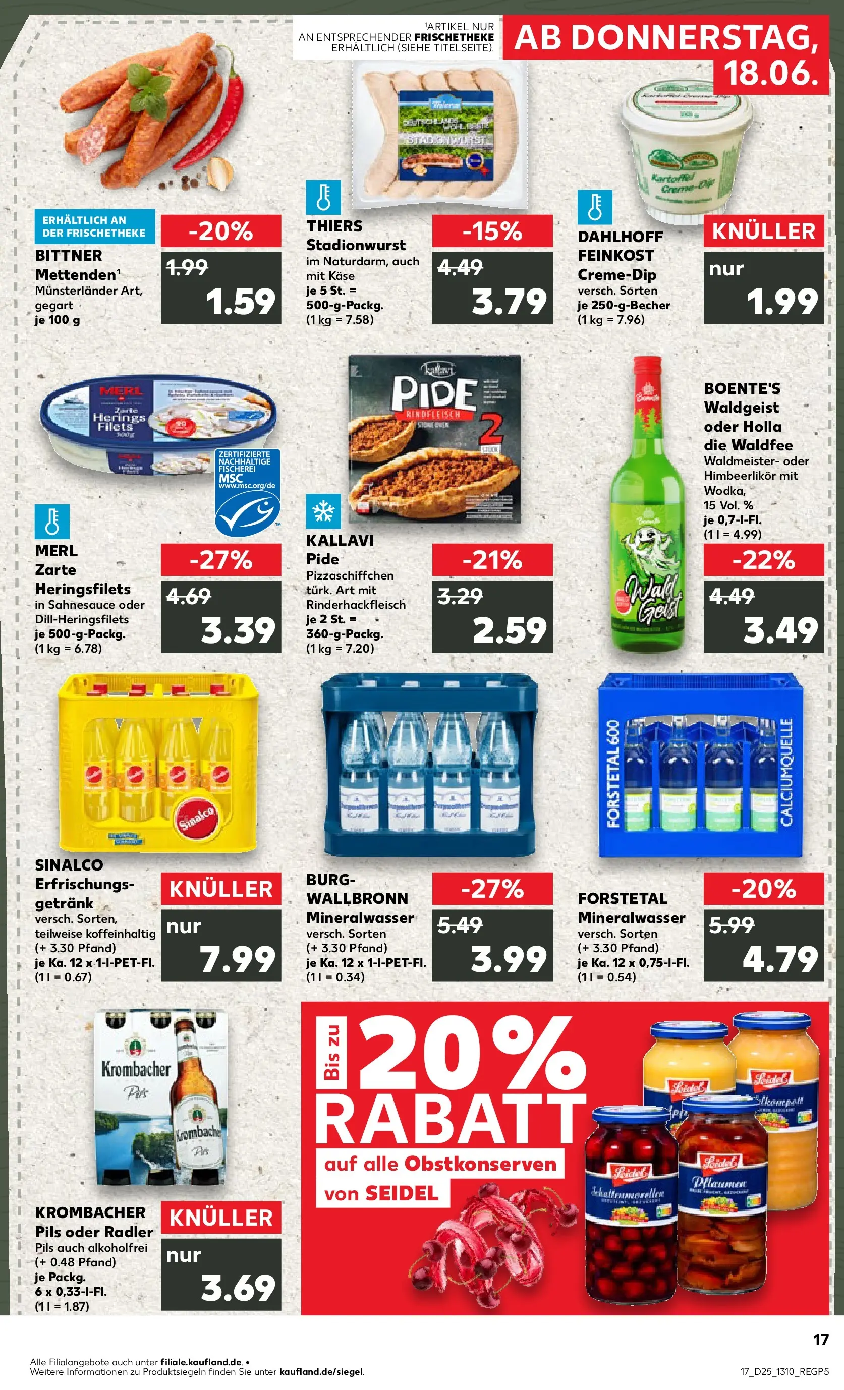 Prospekt Kaufland ab 14.06.2026 ยป Angebote und Werbung Online | Seite: 26 | Produkte: Sinalco, Pils, Mineralwasser, Radler Prospekt Kaufland ab 14.06.2026 ยป Angebote Online zum Blรคttern | Seite: 26 | Produkte: Sinalco, Pils, Mineralwasser, Radler