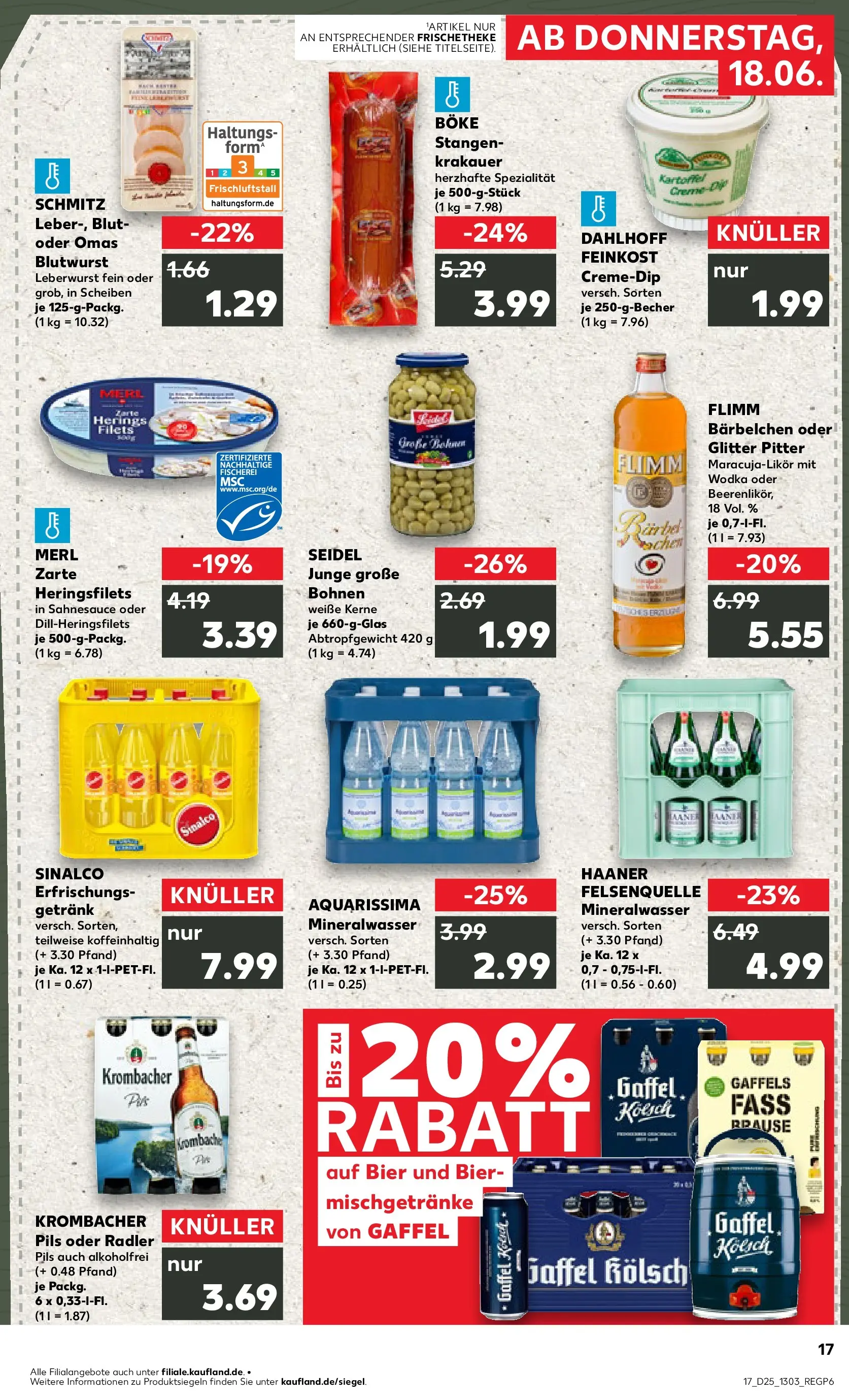 Prospekt Kaufland ab 14.06.2026 ยป Angebote und Werbung Online | Seite: 26 | Produkte: Sinalco, Radler, Krombacher, Wodka Prospekt Kaufland ab 14.06.2026 ยป Angebote Online zum Blรคttern | Seite: 26 | Produkte: Sinalco, Radler, Krombacher, Wodka