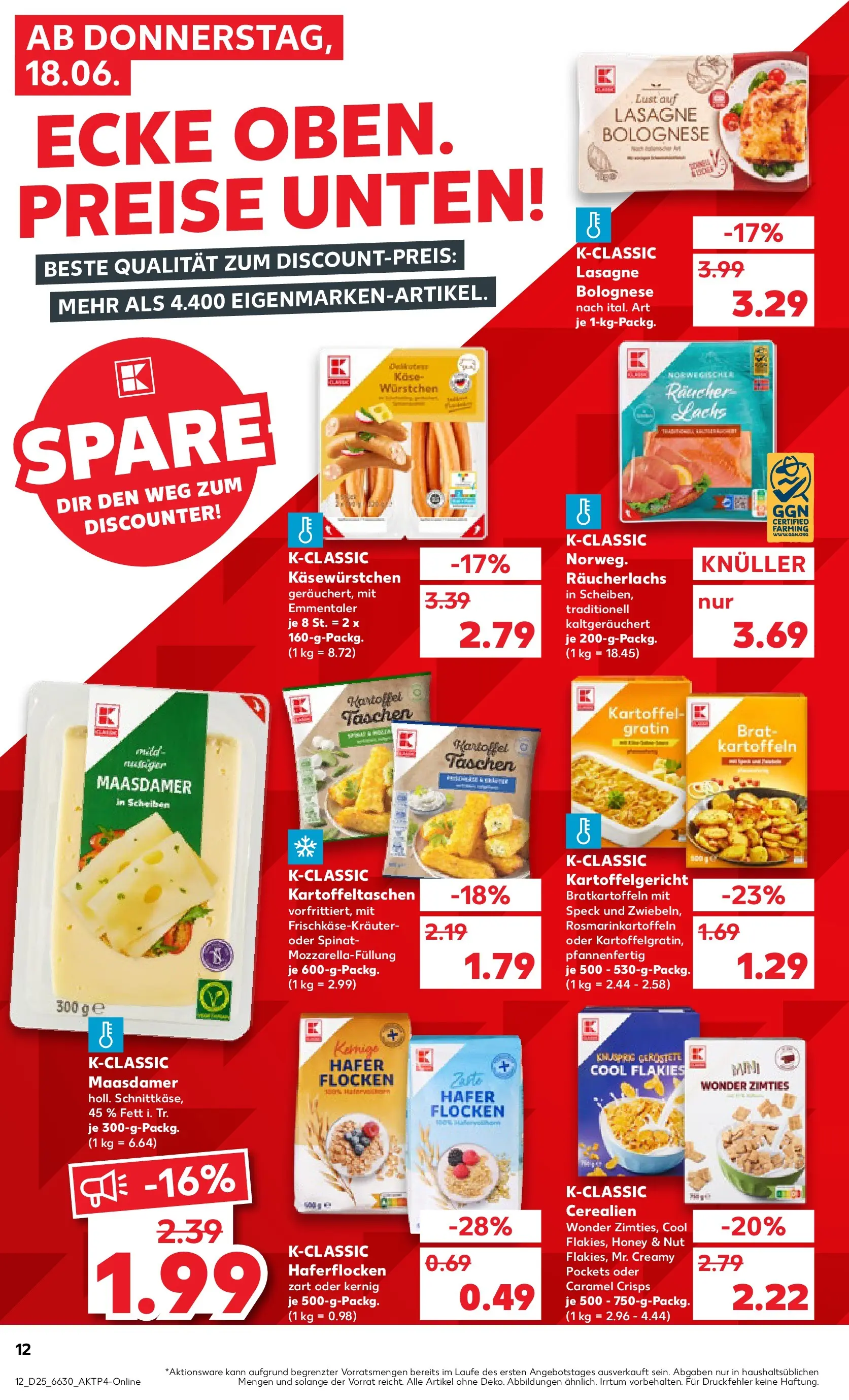 Prospekt Kaufland ab 14.06.2026 ยป Angebote und Werbung Online | Seite: 21 | Produkte: Kรคse, Rรคucherlachs, Kartoffeln, Flocken Prospekt Kaufland ab 14.06.2026 ยป Angebote Online zum Blรคttern | Seite: 21 | Produkte: Kรคse, Rรคucherlachs, Kartoffeln, Flocken