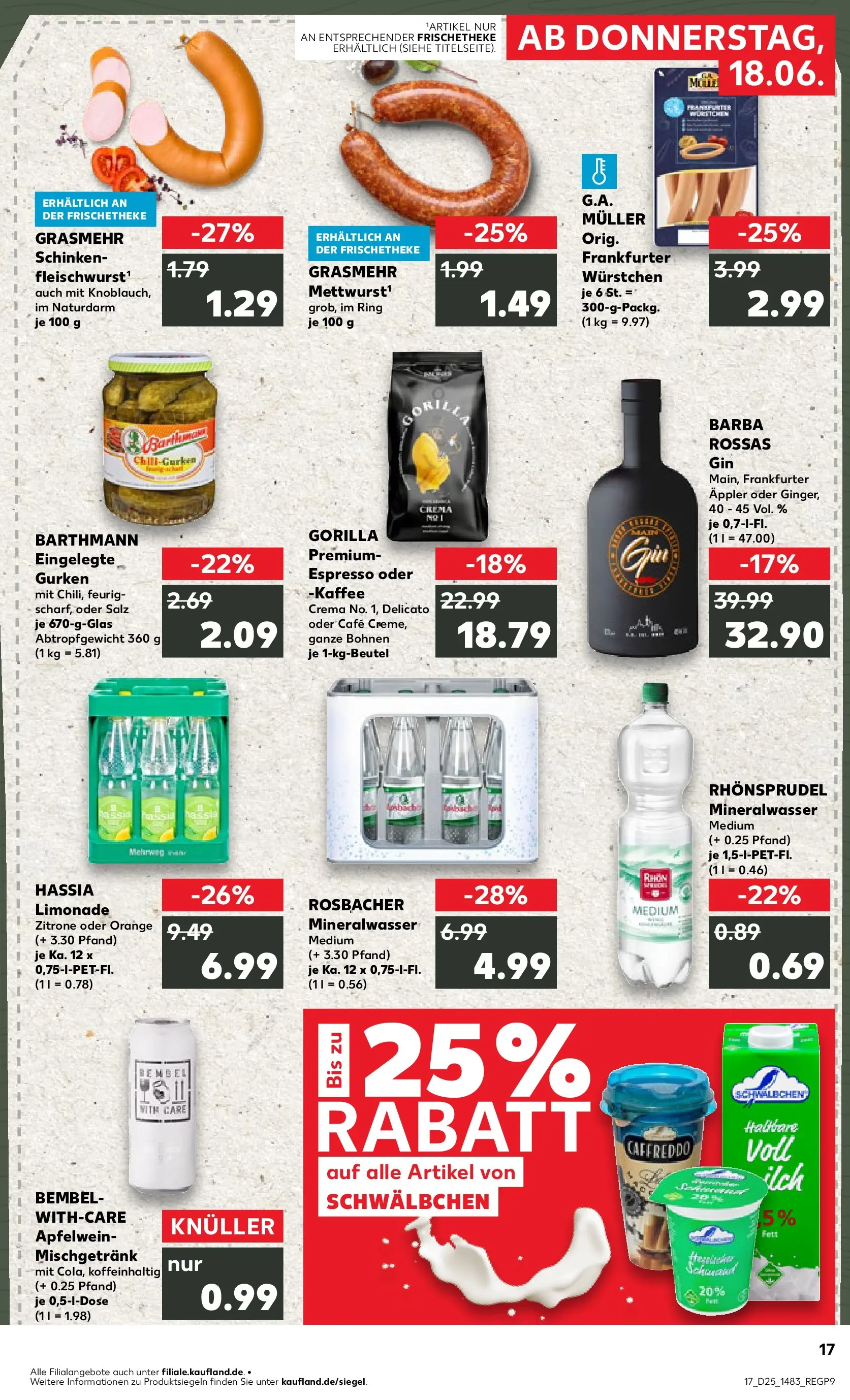 Prospekt Kaufland ab 14.06.2026 ยป Angebote und Werbung Online | Seite: 26 | Produkte: Mineralwasser, Apple, Salz, Gin Prospekt Kaufland ab 14.06.2026 ยป Angebote Online zum Blรคttern | Seite: 26 | Produkte: Mineralwasser, Apple, Salz, Gin