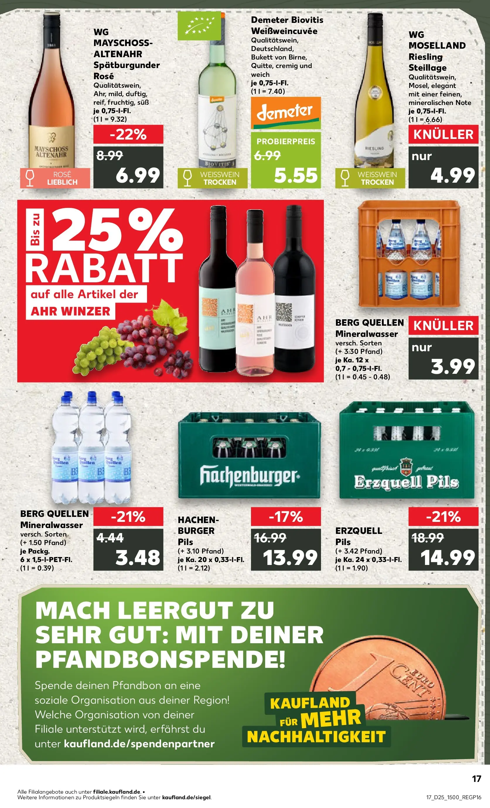 Prospekt Kaufland ab 14.06.2026 ยป Angebote und Werbung Online | Seite: 26 | Produkte: Weiรwein, Pils, Burger, Mineralwasser Prospekt Kaufland ab 14.06.2026 ยป Angebote Online zum Blรคttern | Seite: 26 | Produkte: Weiรwein, Pils, Burger, Mineralwasser
