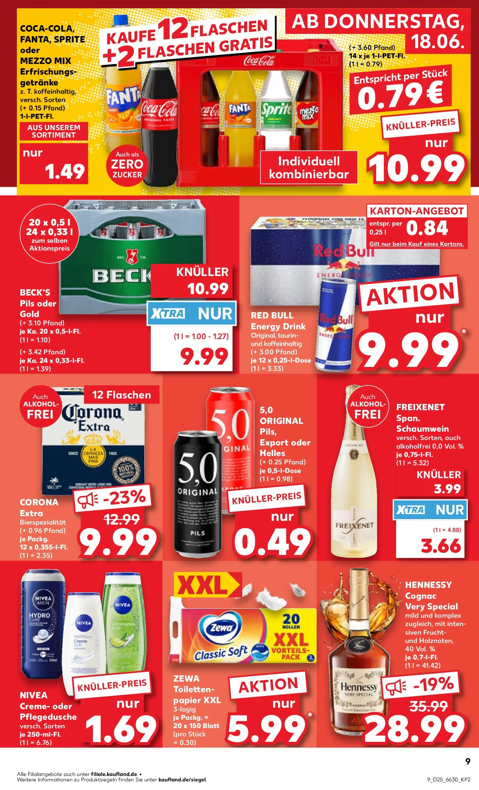 Prospekt Kaufland ab 14.06.2026 » Angebote Online zum Blättern | Seite: 18 | Produkte: Sprite, Pils, Zucker, Shower Gel