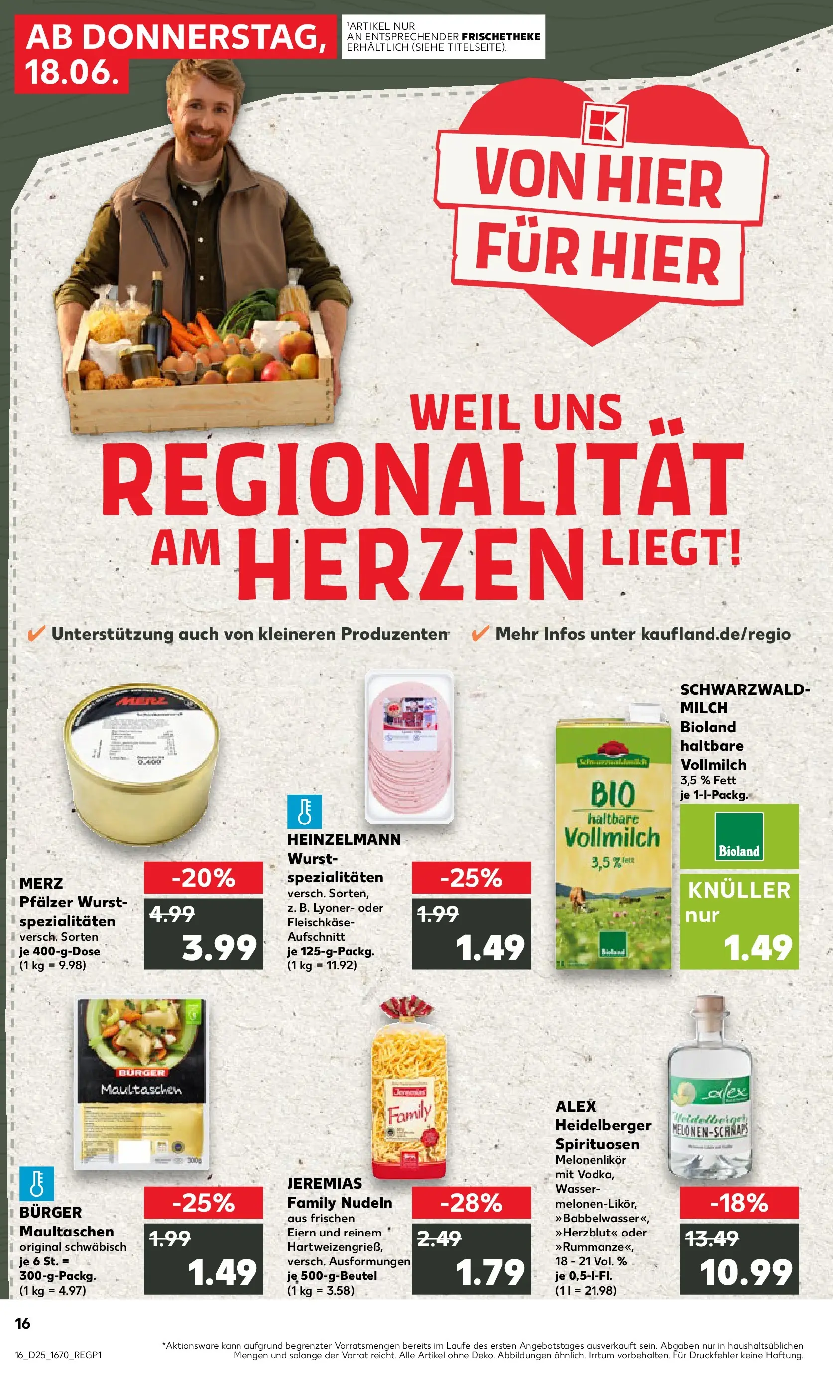Prospekt Kaufland ab 18.06.2026 » Angebote Online zum Blättern | Seite: 1