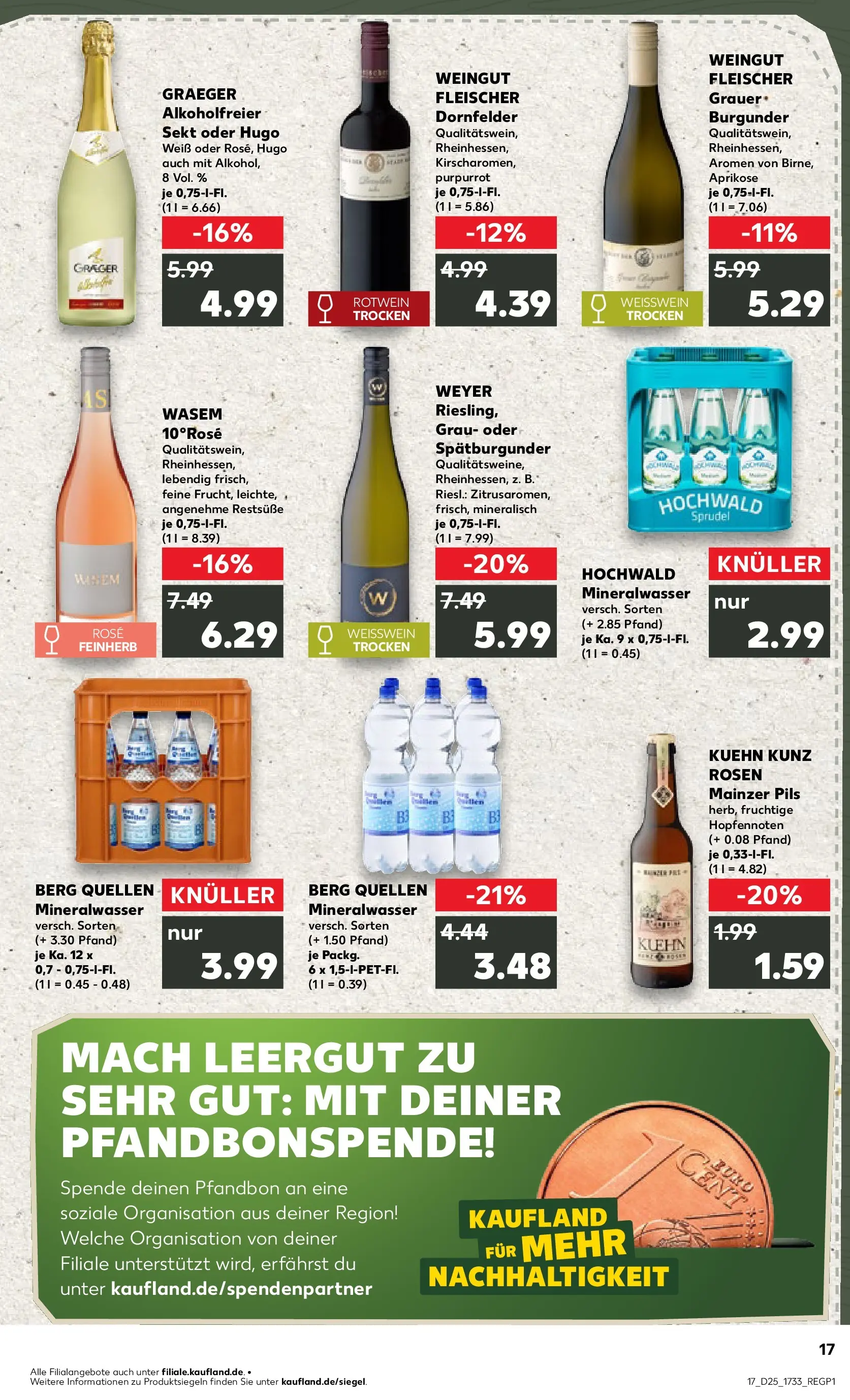 Prospekt Kaufland ab 14.06.2026 ยป Angebote und Werbung Online | Seite: 26 | Produkte: Weiรwein, Sekt, Mineralwasser, Hugo Prospekt Kaufland ab 14.06.2026 ยป Angebote Online zum Blรคttern | Seite: 26 | Produkte: Weiรwein, Sekt, Mineralwasser, Hugo
