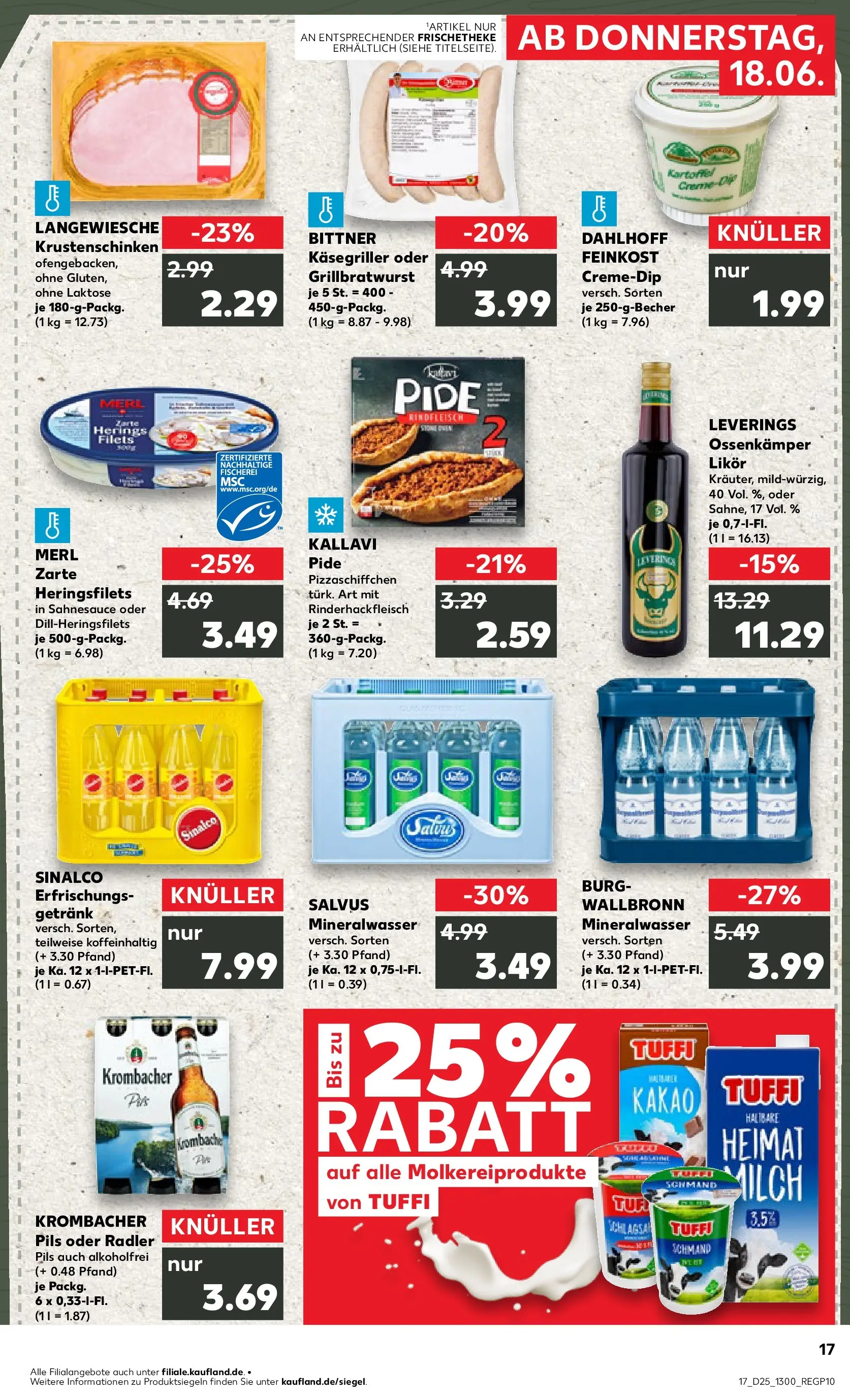Prospekt Kaufland ab 14.06.2026 ยป Angebote und Werbung Online | Seite: 26 | Produkte: Sinalco, Likรถr, Pils, Rindfleisch Prospekt Kaufland ab 14.06.2026 ยป Angebote Online zum Blรคttern | Seite: 26 | Produkte: Sinalco, Likรถr, Pils, Rindfleisch