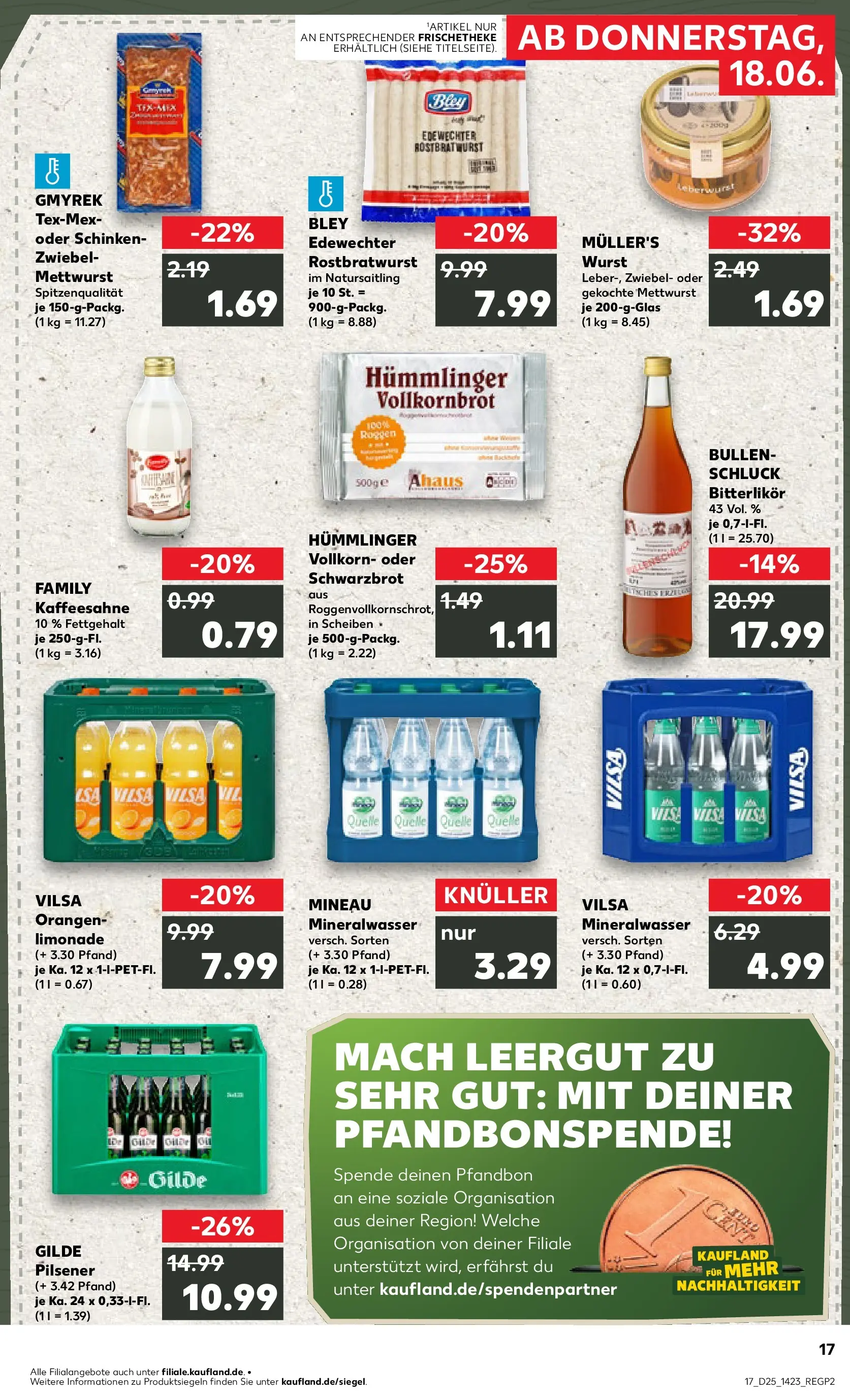 Prospekt Kaufland ab 18.06.2026 » Angebote Online zum Blättern | Seite: 17