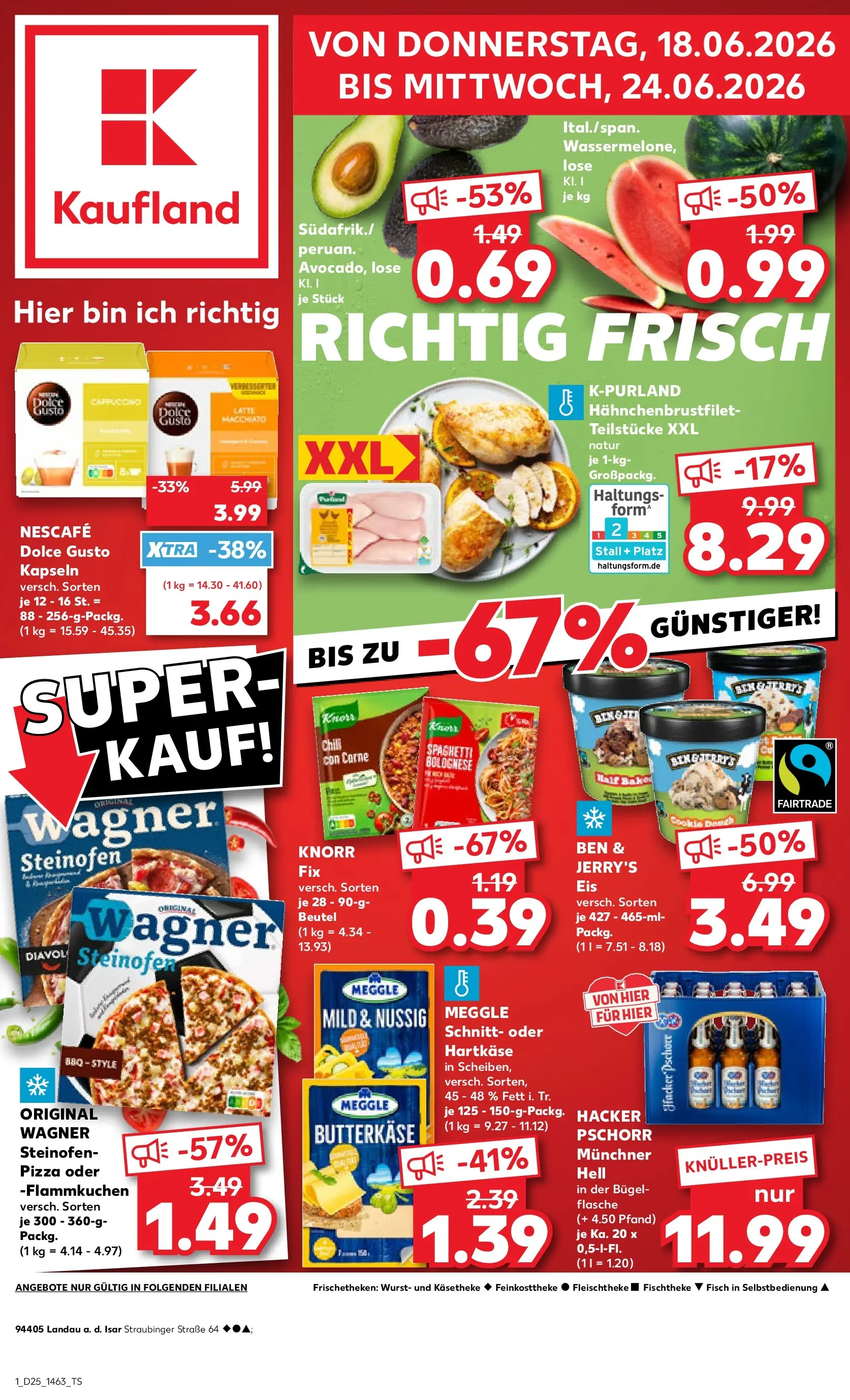 Prospekt Kaufland ab 14.06.2026 ยป Angebote und Werbung Online | Seite: 10 | Produkte: Butter, Avocado, Chili, Eis Prospekt Kaufland ab 14.06.2026 ยป Angebote Online zum Blรคttern | Seite: 10 | Produkte: Butter, Avocado, Chili, Eis