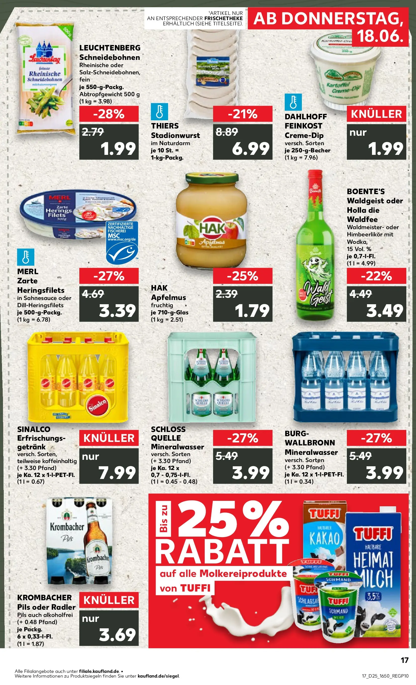 Prospekt Kaufland ab 14.06.2026 » Angebote Online zum Blättern | Seite: 26 | Produkte: Milch, Pils, Mineralwasser, Krombacher