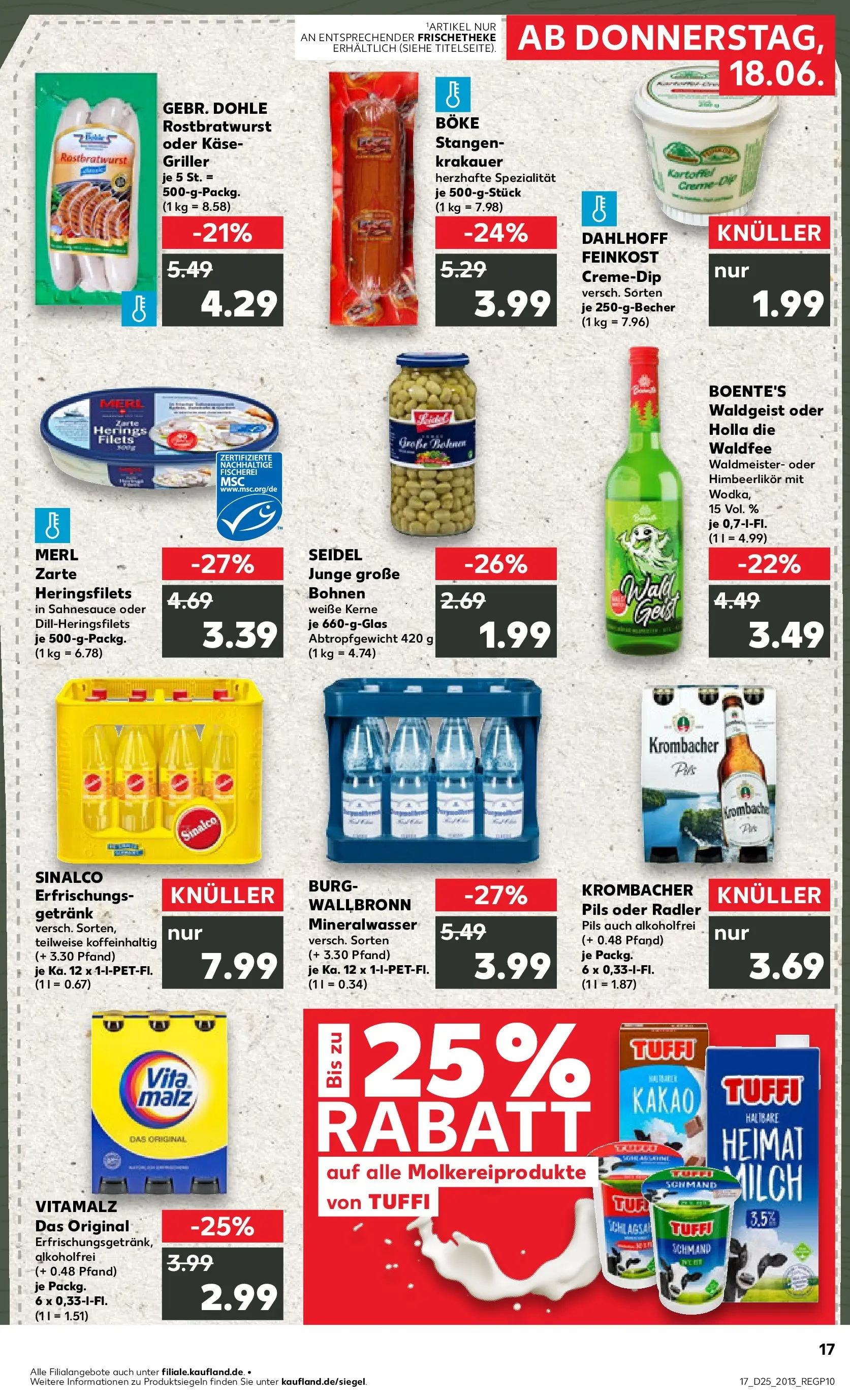 Prospekt Kaufland ab 14.06.2026 ยป Angebote und Werbung Online | Seite: 26 | Produkte: Sinalco, Kรคse, Mineralwasser, Griller Prospekt Kaufland ab 14.06.2026 ยป Angebote Online zum Blรคttern | Seite: 26 | Produkte: Sinalco, Kรคse, Mineralwasser, Griller