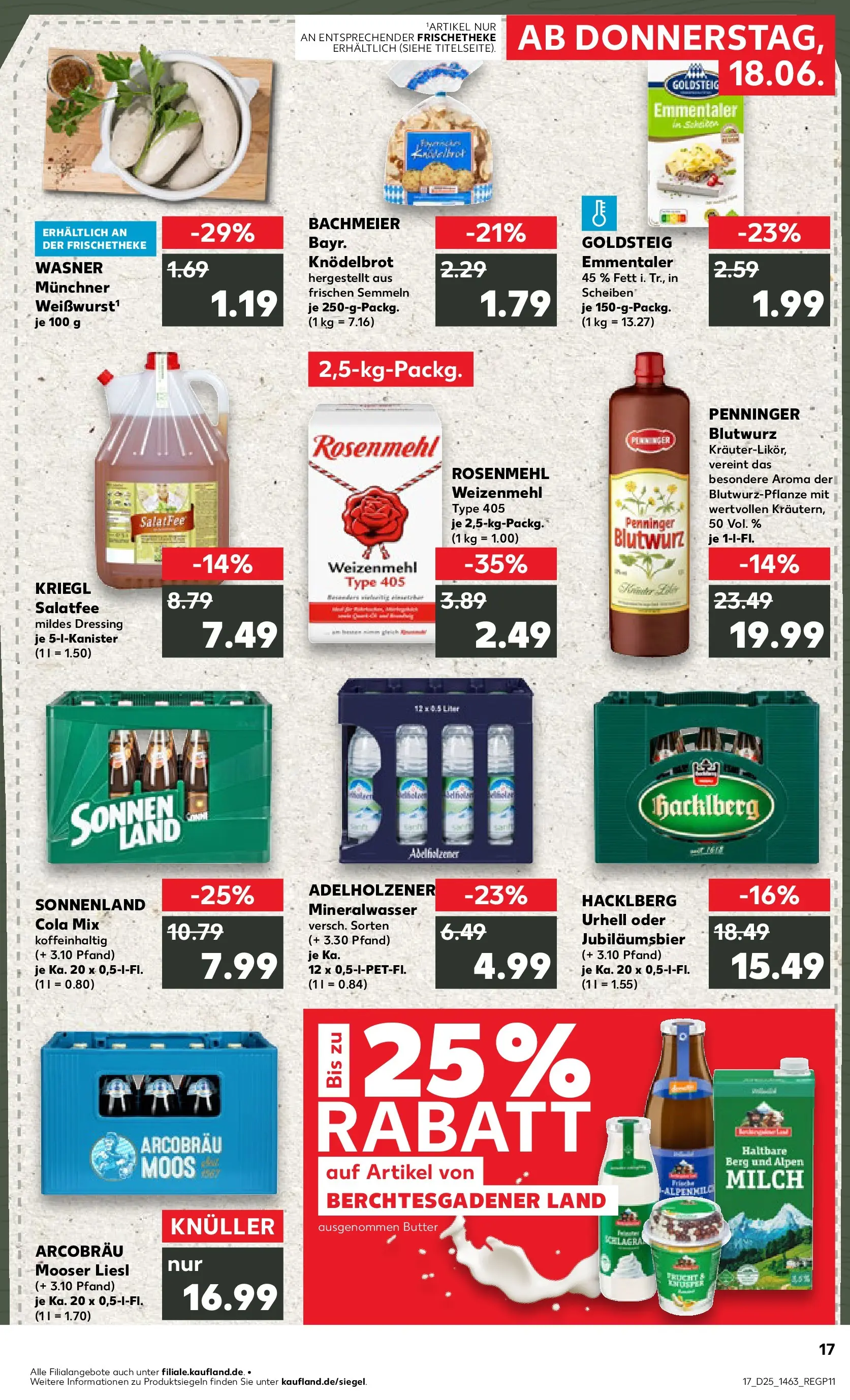 Prospekt Kaufland ab 14.06.2026 ยป Angebote und Werbung Online | Seite: 26 | Produkte: Cola, Milch, Weizenmehl, Mineralwasser Prospekt Kaufland ab 14.06.2026 ยป Angebote Online zum Blรคttern | Seite: 26 | Produkte: Cola, Milch, Weizenmehl, Mineralwasser
