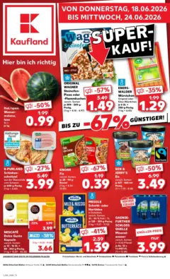 Kaufland Prospekt Bitterfeld-Wolfen ab 18.06.2026 gültig Kaufland Prospekt Bitterfeld-Wolfen ab 18.06.2026 gültig