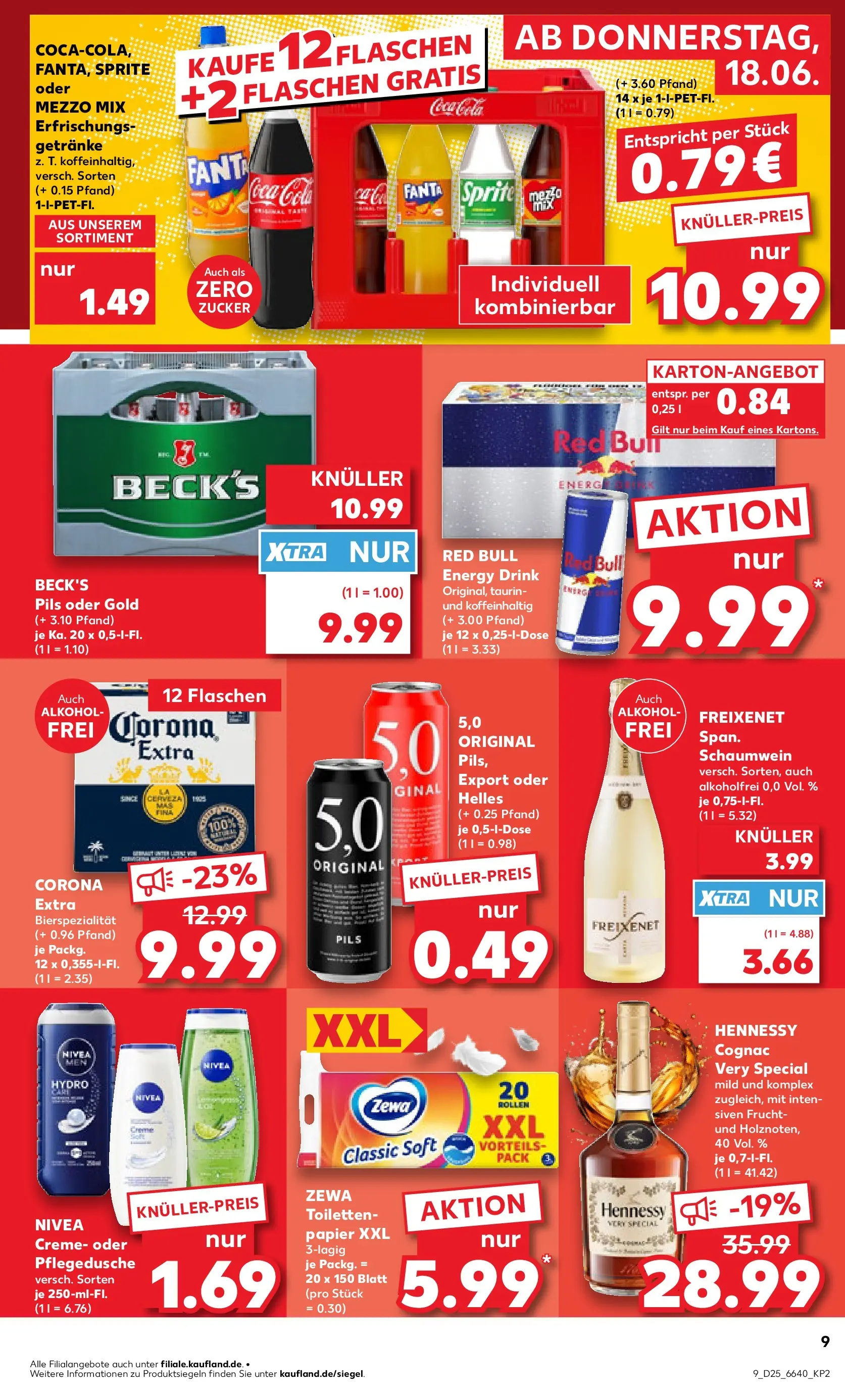 Prospekt Kaufland ab 14.06.2026 ยป Angebote und Werbung Online | Seite: 18 | Produkte: Red bull, Coca cola, Cola, Creme Prospekt Kaufland ab 14.06.2026 ยป Angebote Online zum Blรคttern | Seite: 18 | Produkte: Red bull, Coca cola, Cola, Creme