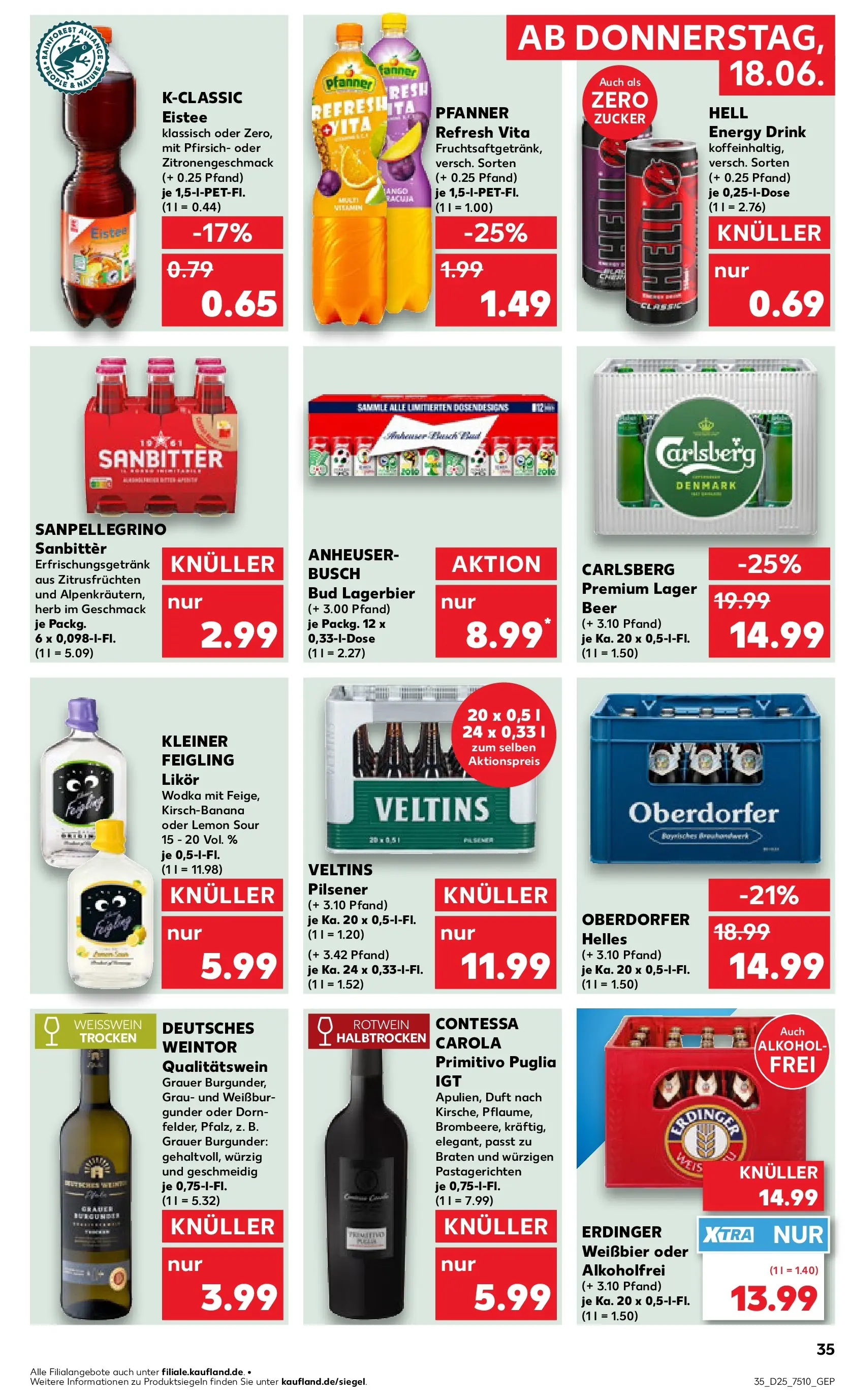 Prospekt Kaufland ab 14.06.2026 ยป Angebote und Werbung Online | Seite: 44 | Produkte: Weiรwein, Weiรbier, Kleiner feigling, Veltins Prospekt Kaufland ab 14.06.2026 ยป Angebote Online zum Blรคttern | Seite: 44 | Produkte: Weiรwein, Weiรbier, Kleiner feigling, Veltins