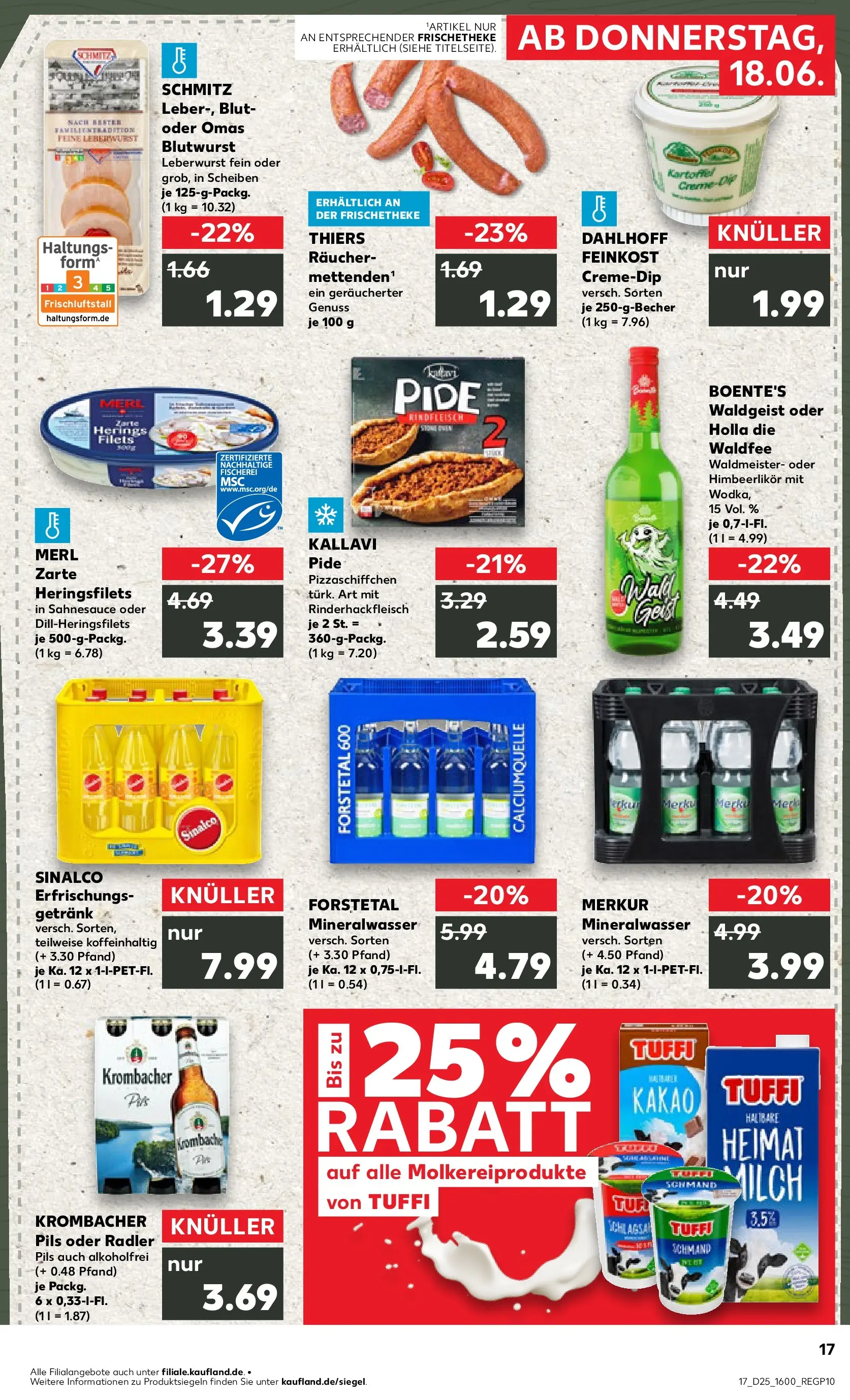 Prospekt Kaufland ab 14.06.2026 ยป Angebote und Werbung Online | Seite: 26 | Produkte: Sinalco, Milch, Pils, Krombacher Prospekt Kaufland ab 14.06.2026 ยป Angebote Online zum Blรคttern | Seite: 26 | Produkte: Sinalco, Milch, Pils, Krombacher