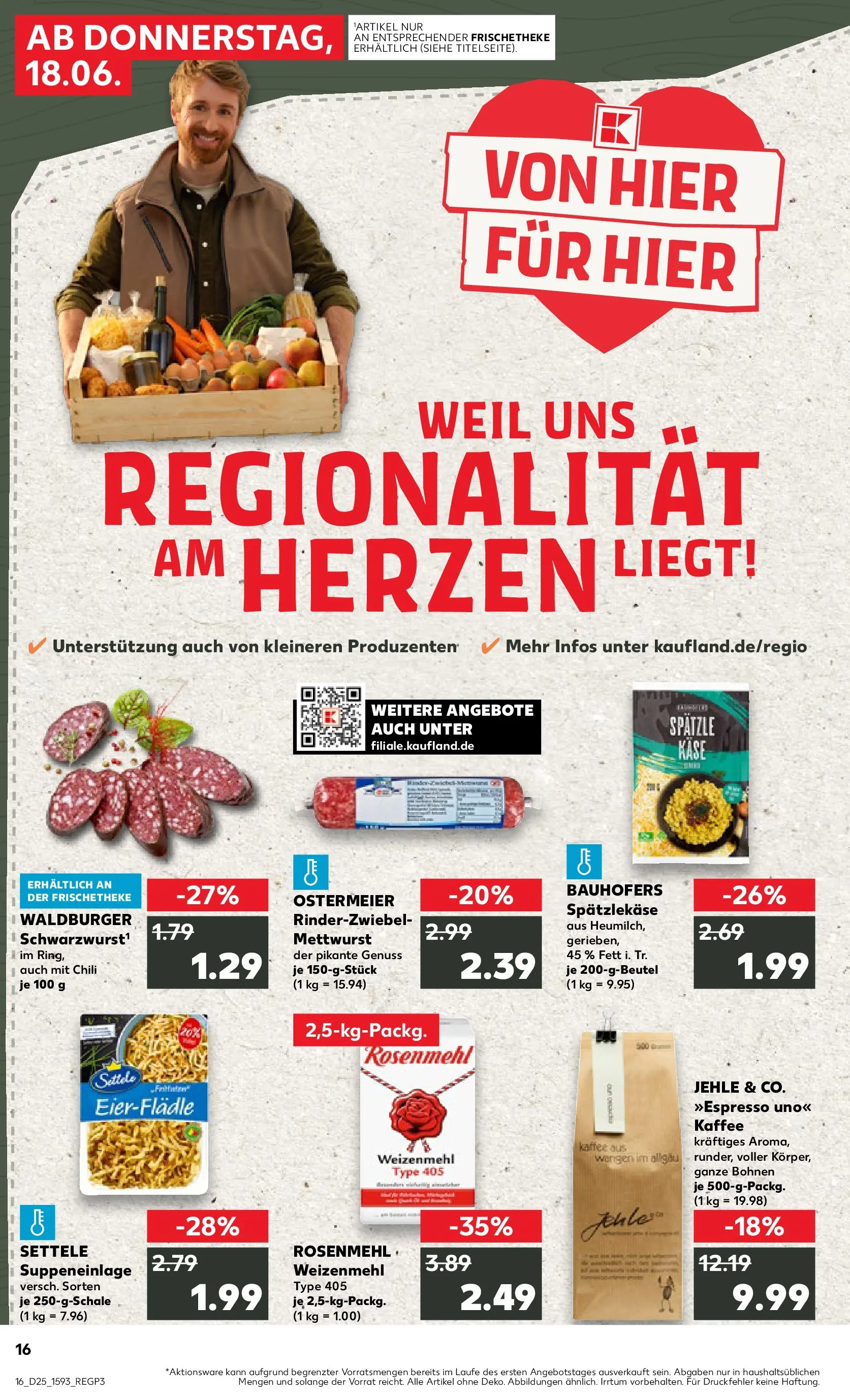Prospekt Kaufland ab 18.06.2026 » Angebote Online zum Blättern | Seite: 1
