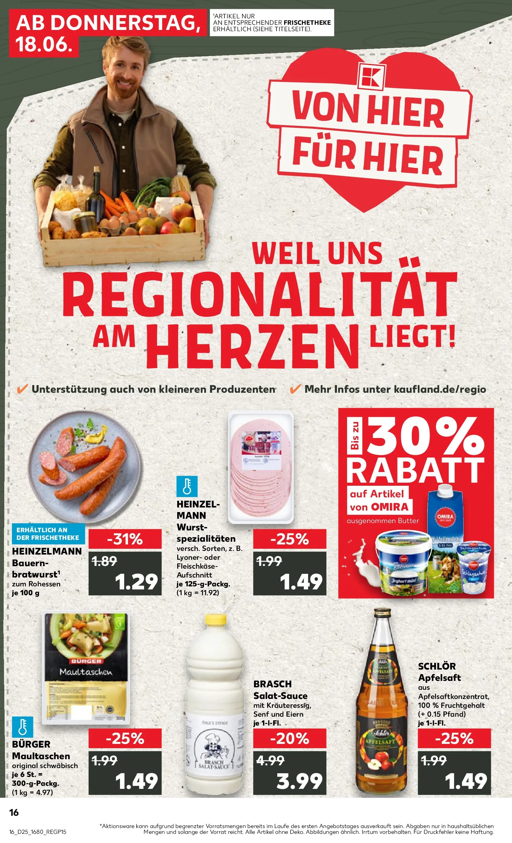 Prospekt Kaufland ab 18.06.2026 » Angebote Online zum Blättern | Seite: 16